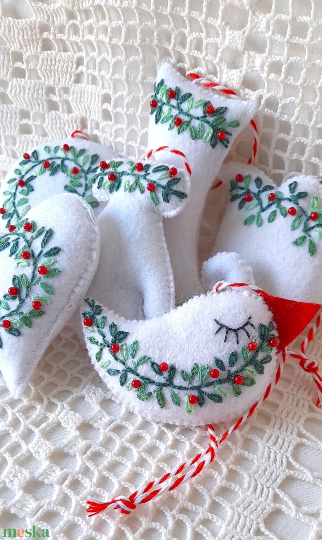 karácsonyi díszek hímzéssel. - karácsony - karácsonyi lakásdekoráció - karácsonyfadíszek - Meska.hu karácsonyi díszek hímzéssel. - karácsony - karácsonyi lakásdekoráció - karácsonyfadíszek - Meska.hu