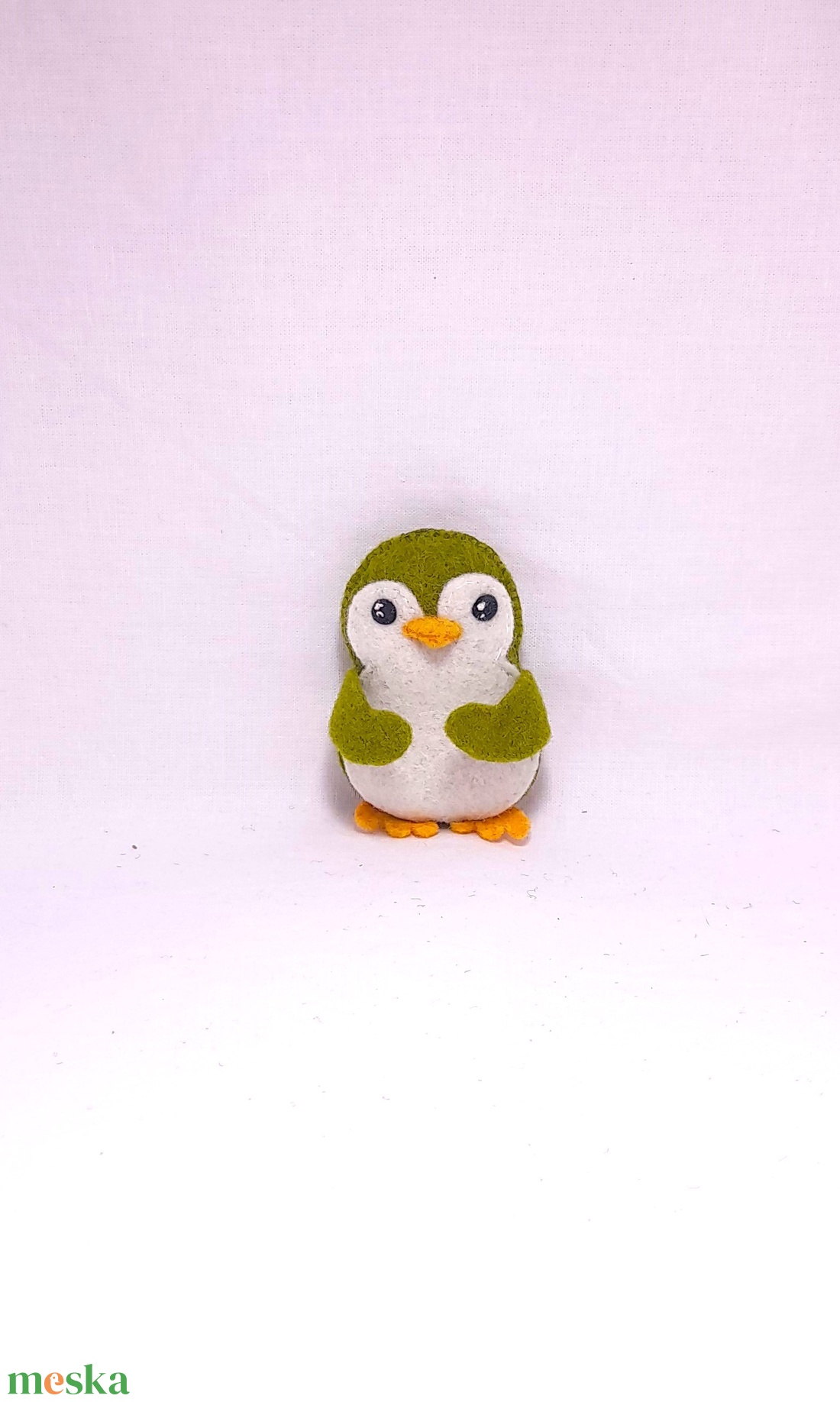 Vidám szines pingvinek - zöld. - otthon & életmód - dekoráció - fali és függő dekoráció - függődísz - Meska.hu