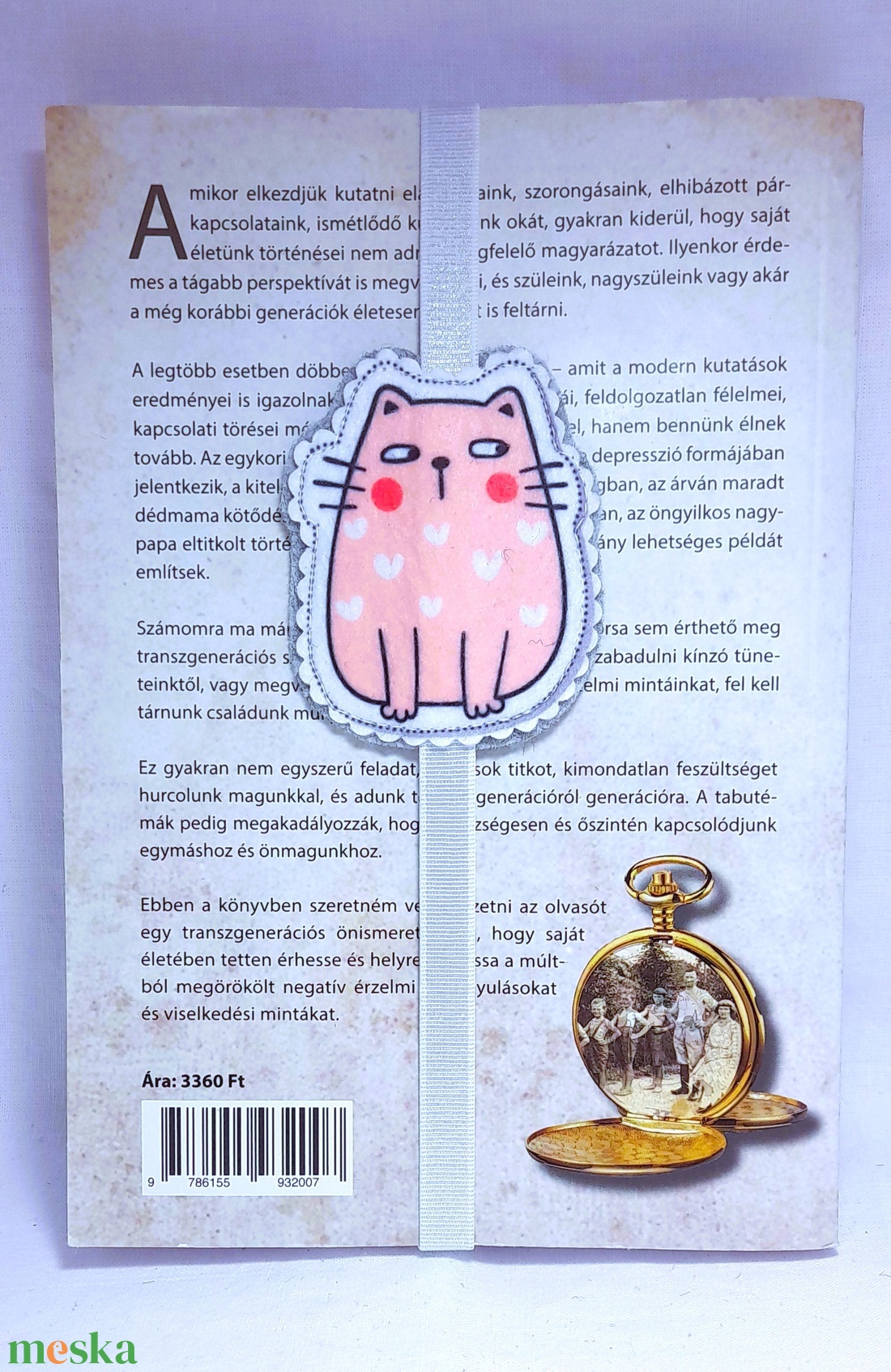 Kedves cica könyvjelző 1. - könyv & zene - könyvjelző - Meska.hu