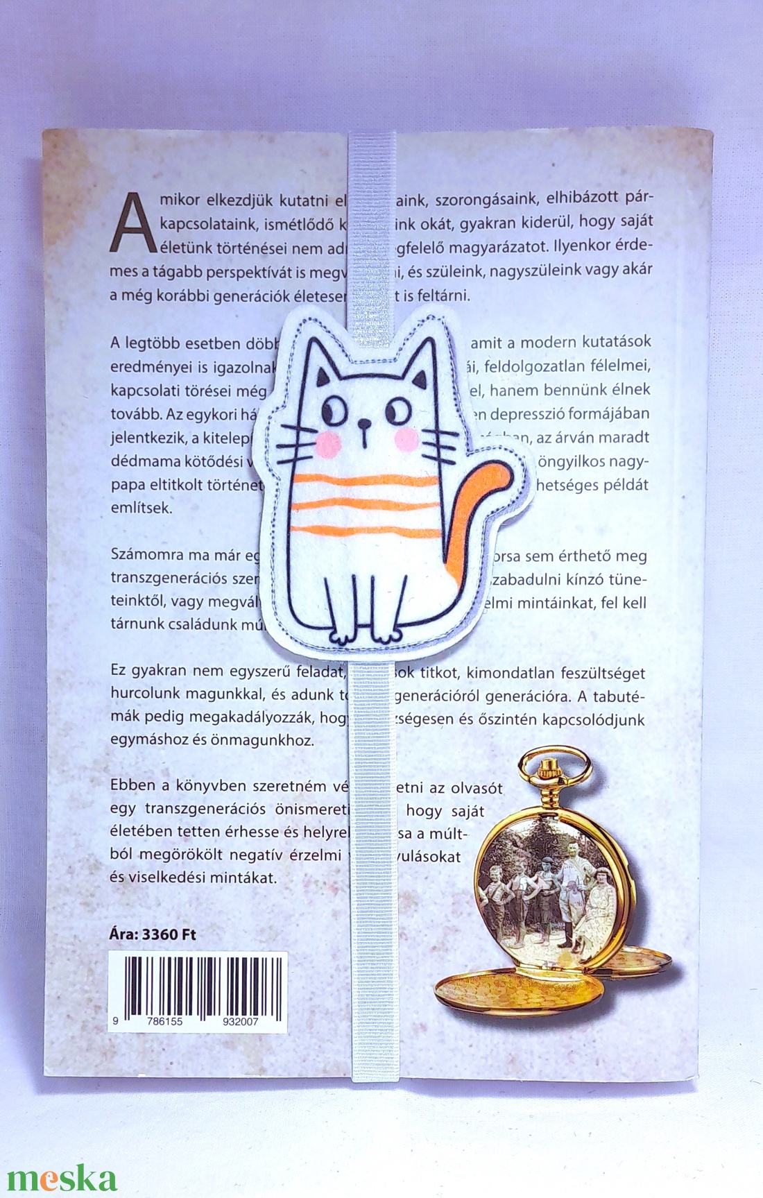 Kedves cica könyvjelző 2. - könyv & zene - könyvjelző - Meska.hu