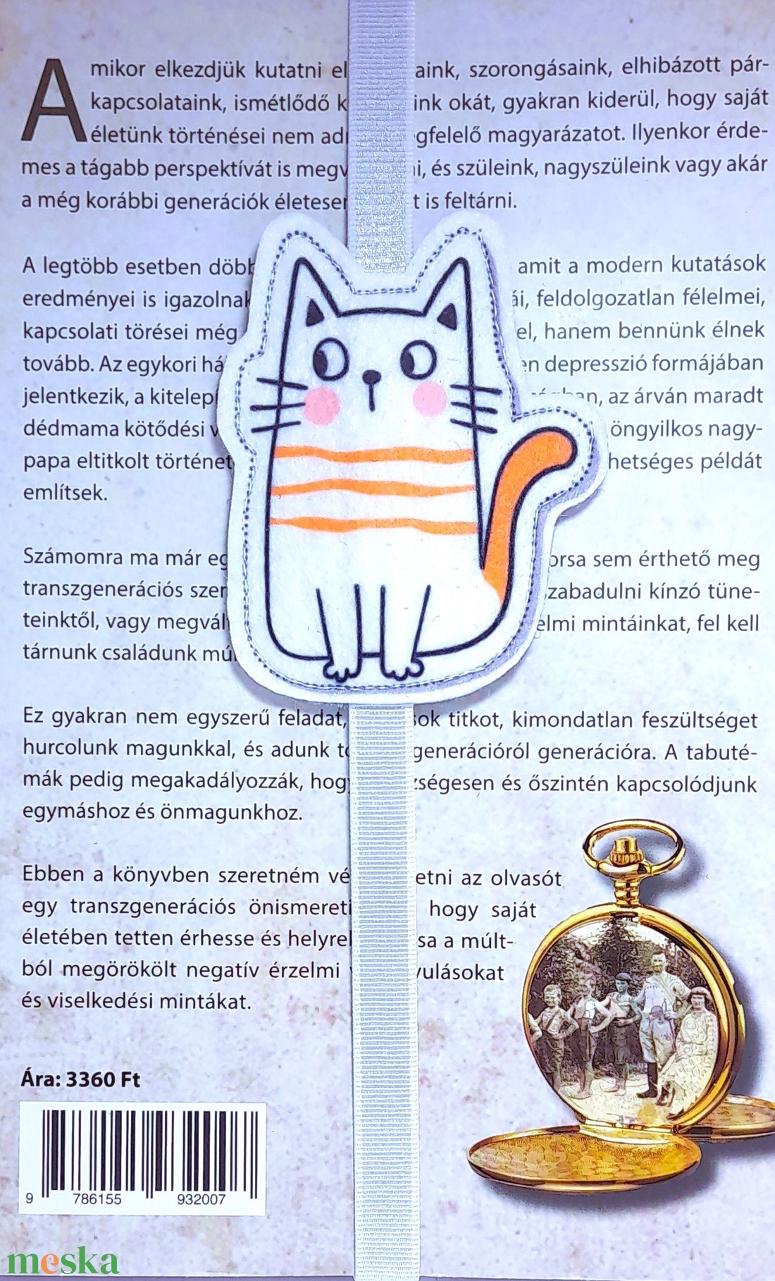 Kedves cica könyvjelző 2. - könyv & zene - könyvjelző - Meska.hu