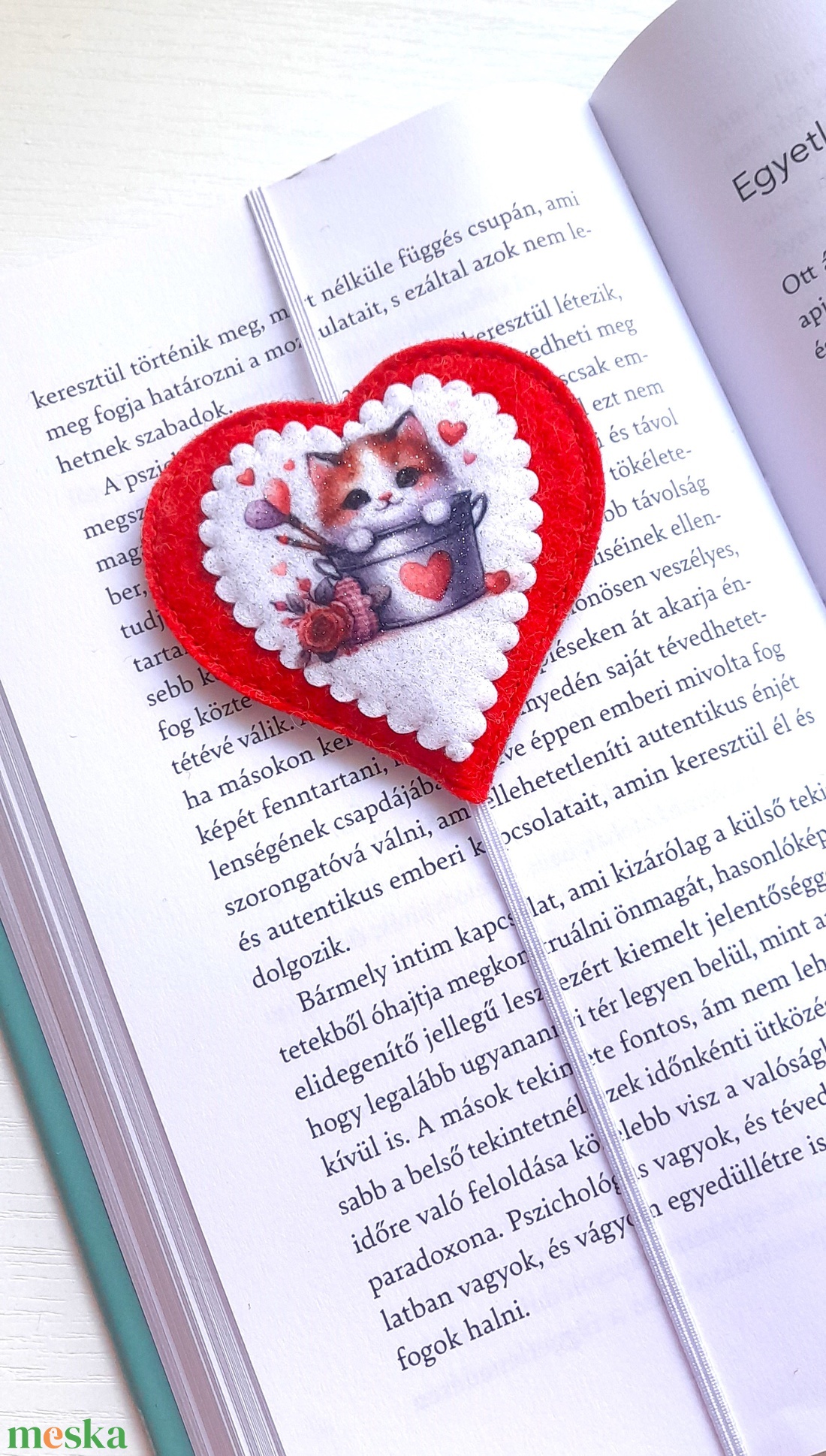 Könyvjelző cicásoknak.1. - könyv & zene - könyvjelző - Meska.hu