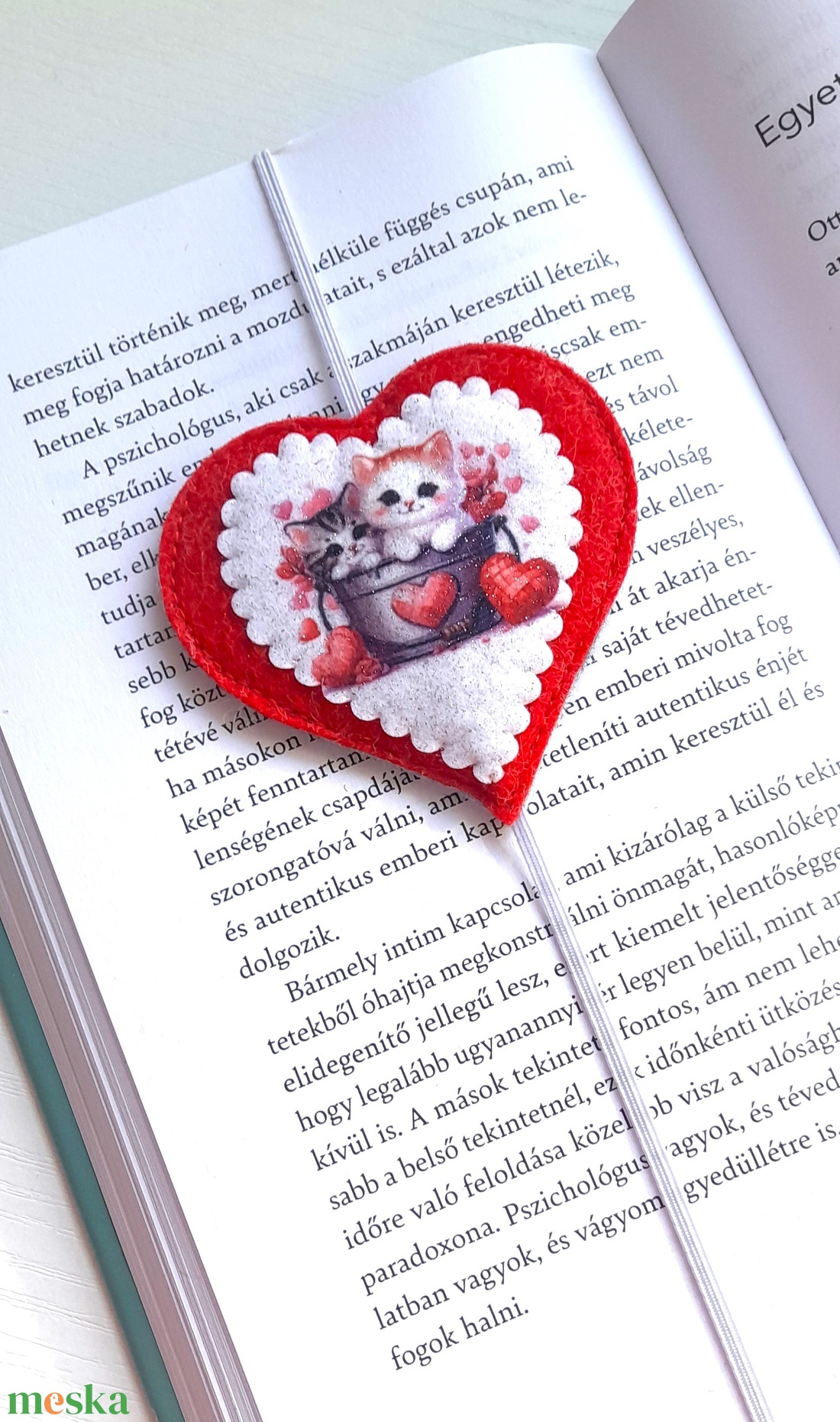 Könyvjelző cicásoknak.3. - könyv & zene - könyvjelző - Meska.hu