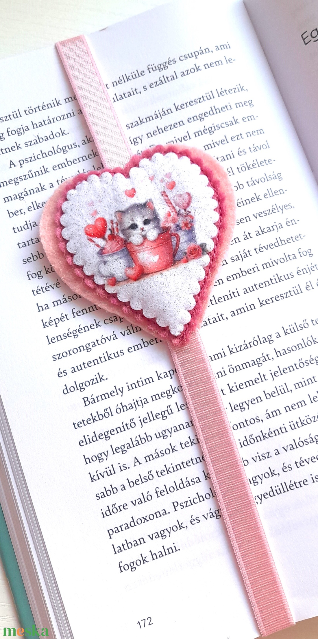 Könyvjelző cicásoknak.4. - könyv & zene - könyvjelző - Meska.hu