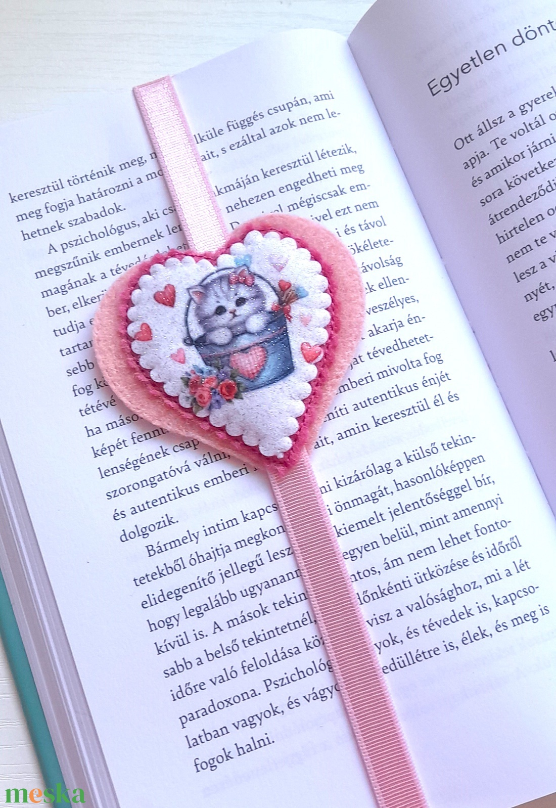 Könyvjelző cicásoknak.5. - könyv & zene - könyvjelző - Meska.hu