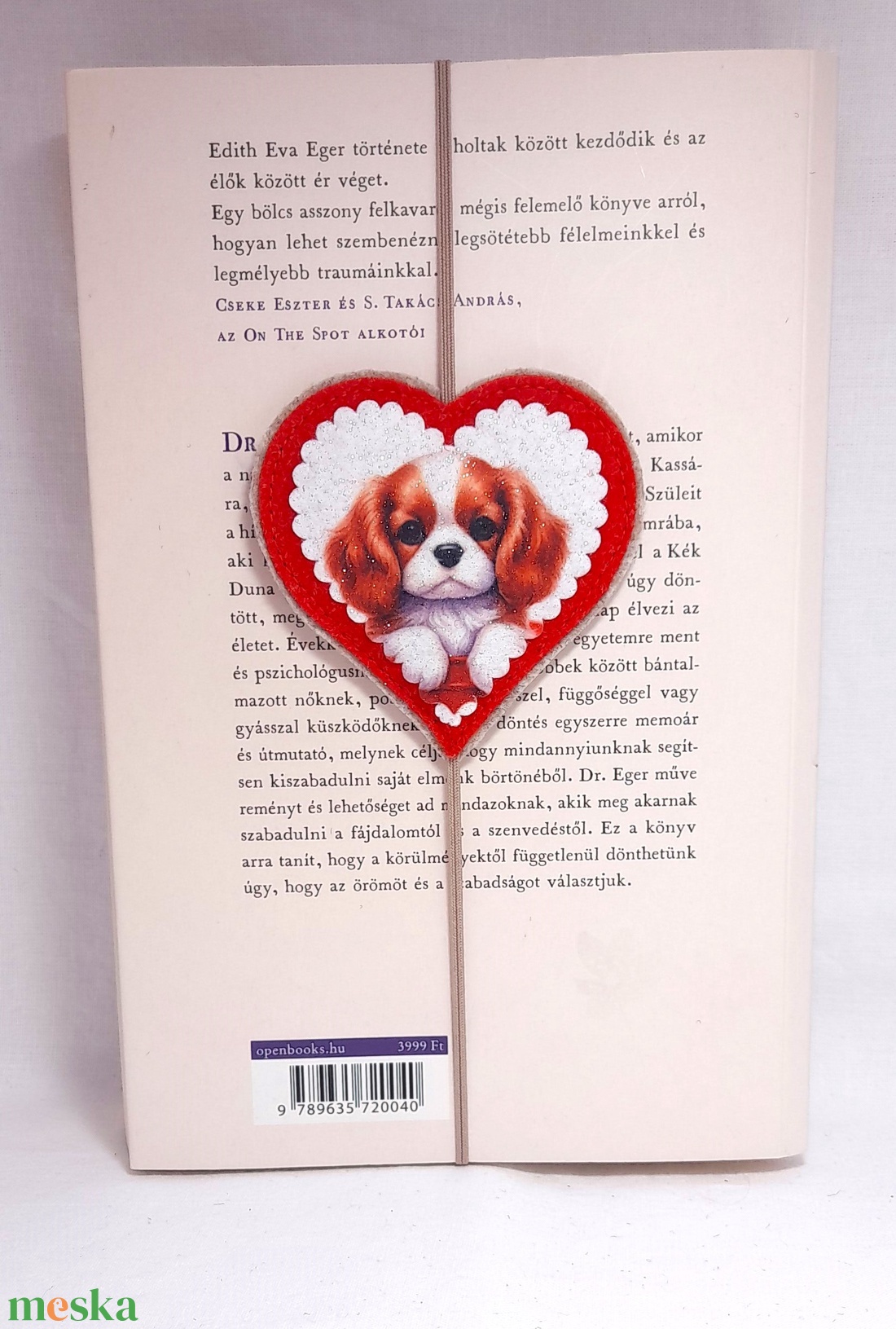 Spániel könyvjelző  - könyv & zene - könyvjelző - Meska.hu