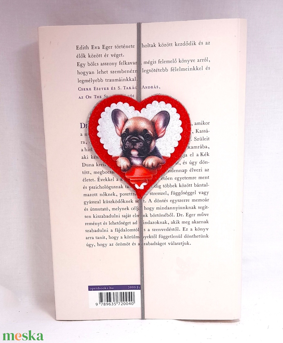 Francia bulldog könyvjelző  - könyv & zene - könyvjelző - Meska.hu