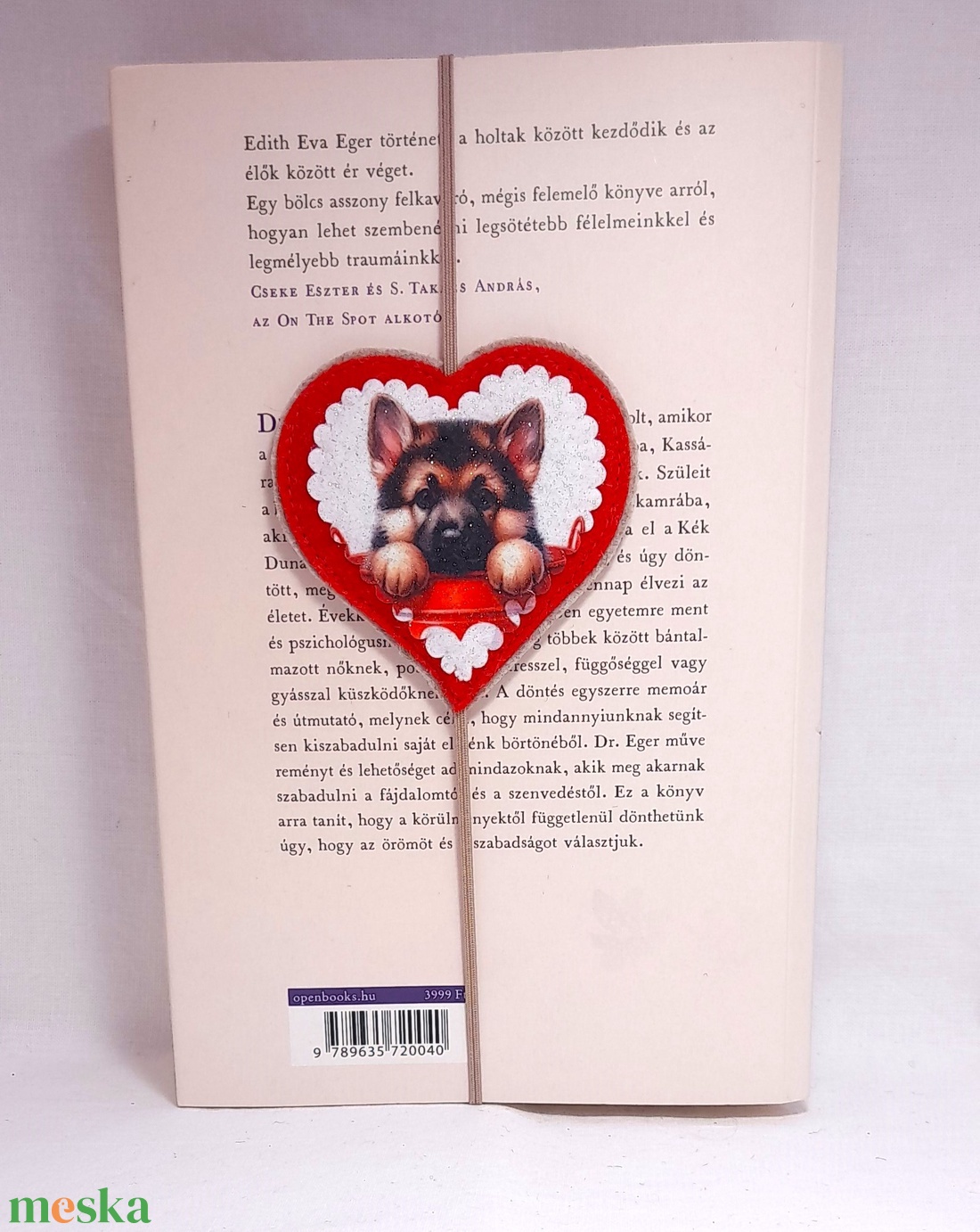 Németjuhász könyvjelző - könyv & zene - könyvjelző - Meska.hu