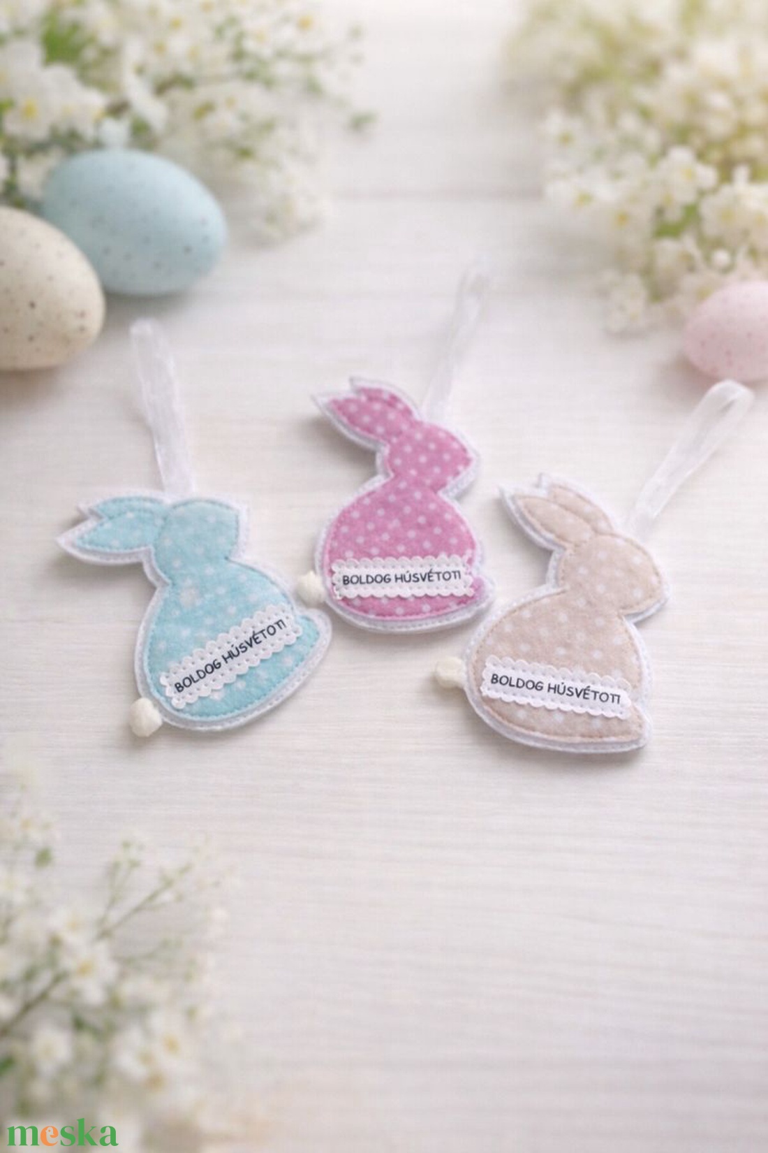 Húsvéti vidám függődíszek. - otthon & életmód - dekoráció - fali és függő dekoráció - függődísz - Meska.hu