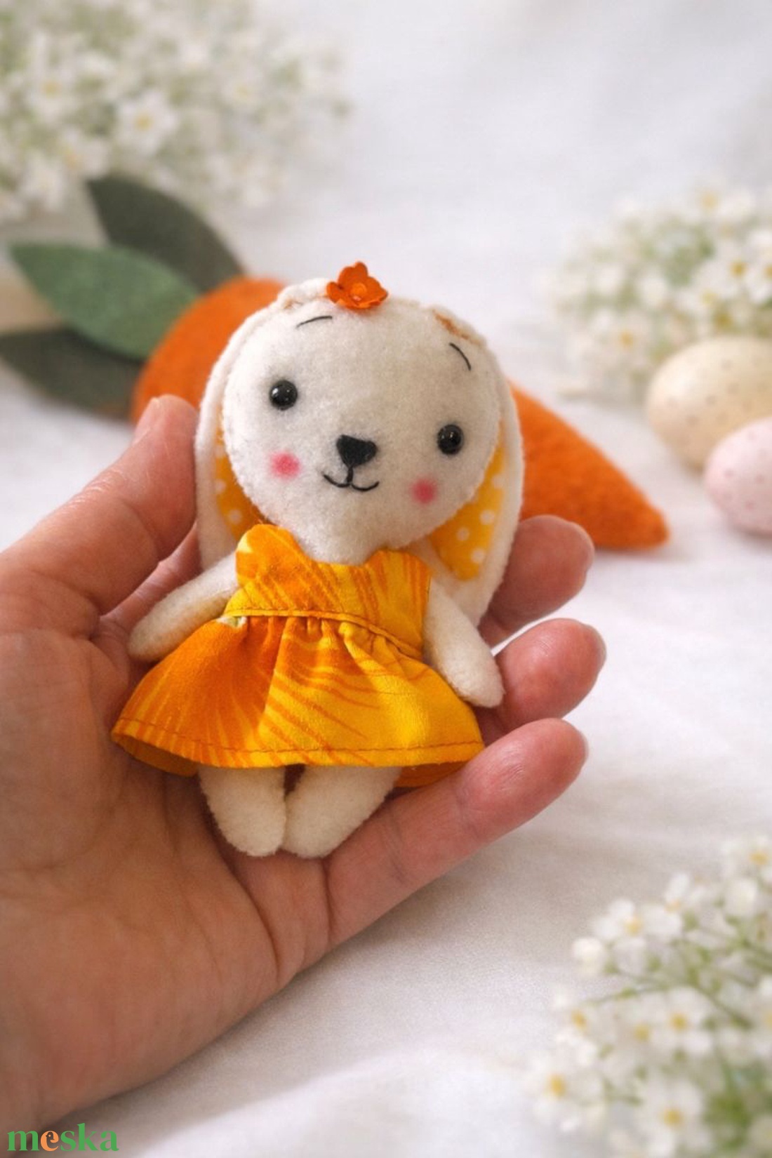 Filc nyuszi répalakban . - játék & sport - plüssállat & játékfigura - nyuszi - Meska.hu