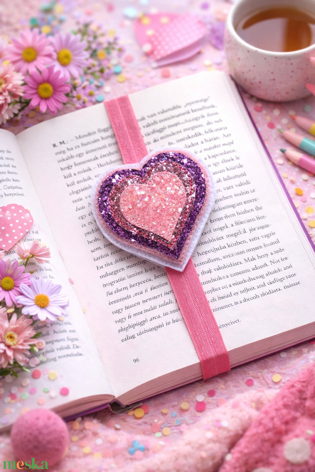 Szivárvány Könyvjelző . - könyv & zene - könyvjelző - Meska.hu