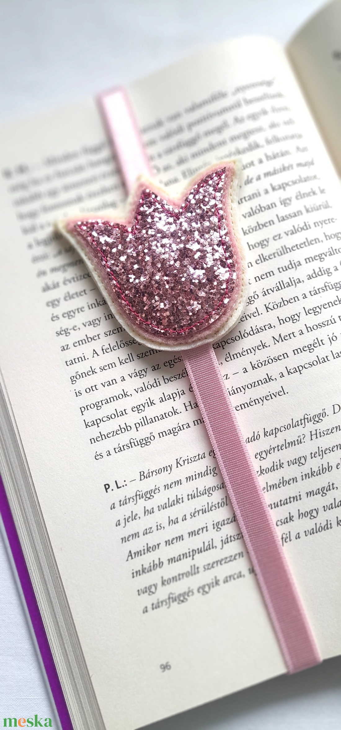 Tulipán Könyvjelző . - könyv & zene - könyvjelző - Meska.hu