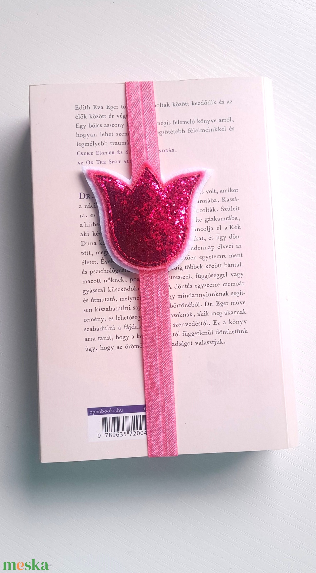 Pink Tulipán Könyvjelző . - könyv & zene - könyvjelző - Meska.hu