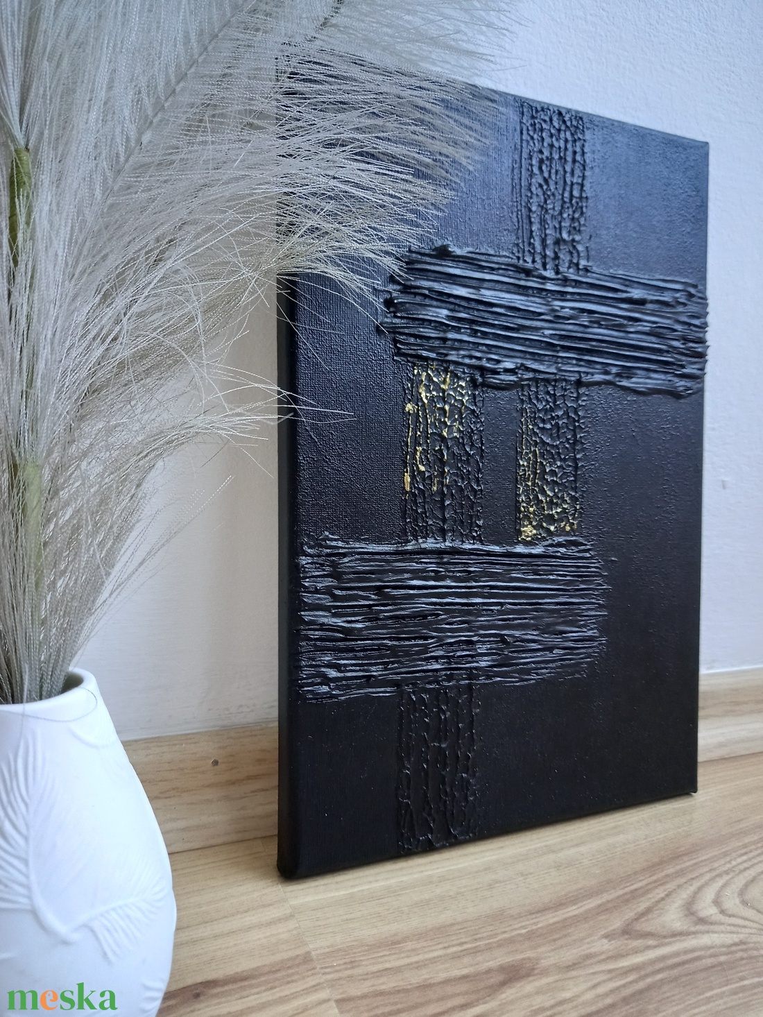 Silent Symmetry - absztrakt, texturált festmény - otthon & életmód - dekoráció - kép & falikép - 3d képek - Meska.hu