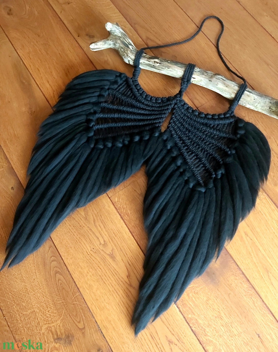 Nagy angyalszárny - otthon & életmód - dekoráció - fali és függő dekoráció - falra akasztható dekor - Meska.hu