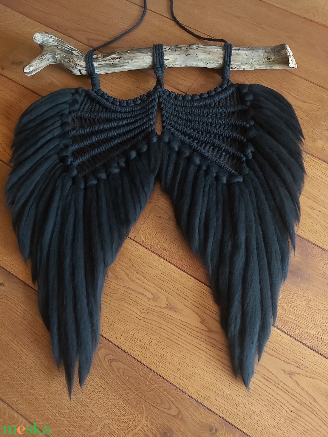 Nagy angyalszárny - otthon & életmód - dekoráció - fali és függő dekoráció - falra akasztható dekor - Meska.hu