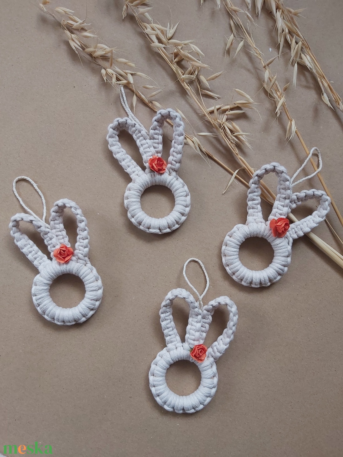 Nyuszifüles dekor - otthon & életmód - dekoráció - dísztárgy - Meska.hu