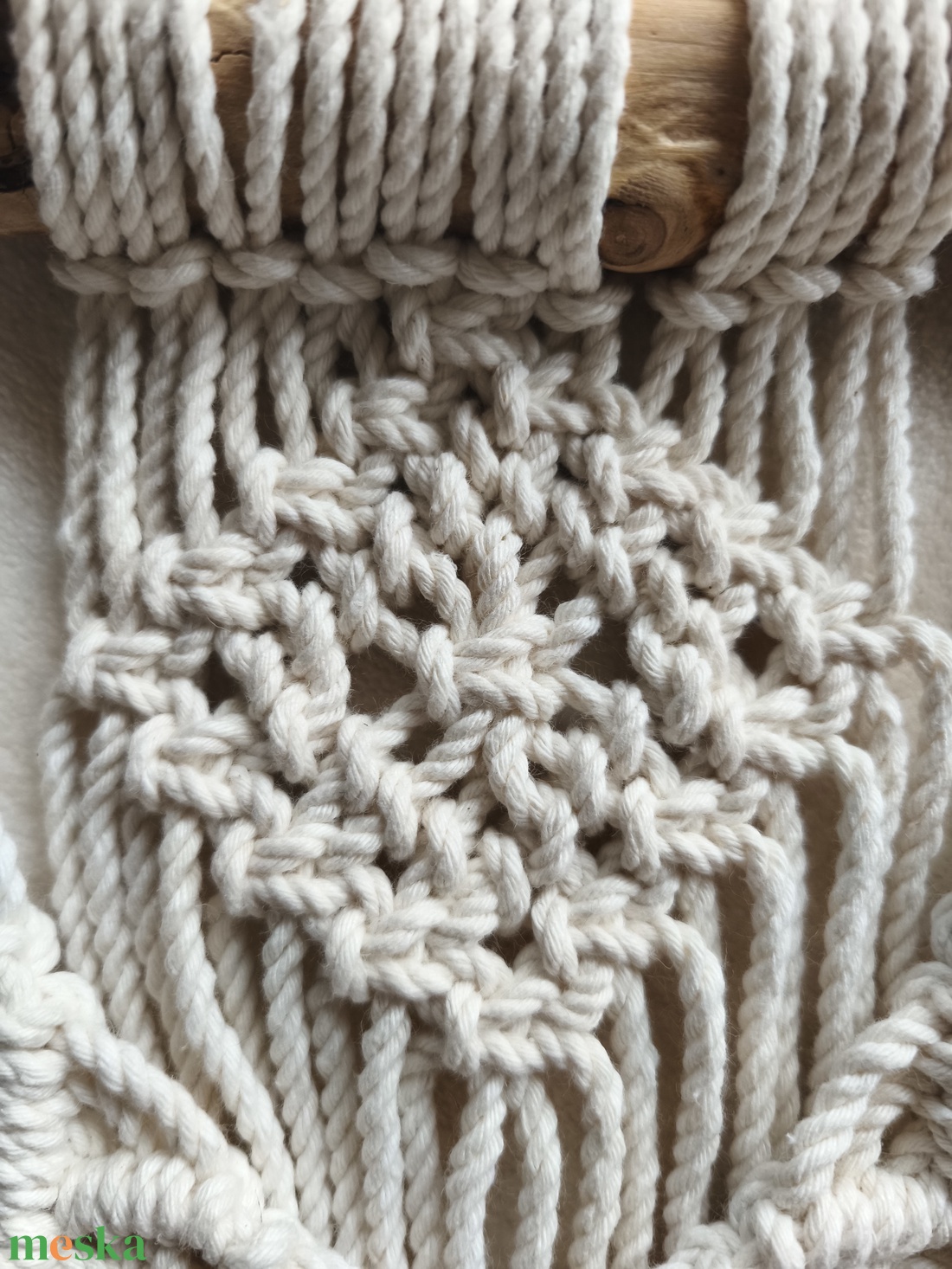 Makramé falidísz - otthon & életmód - dekoráció - fali és függő dekoráció - függődísz - Meska.hu