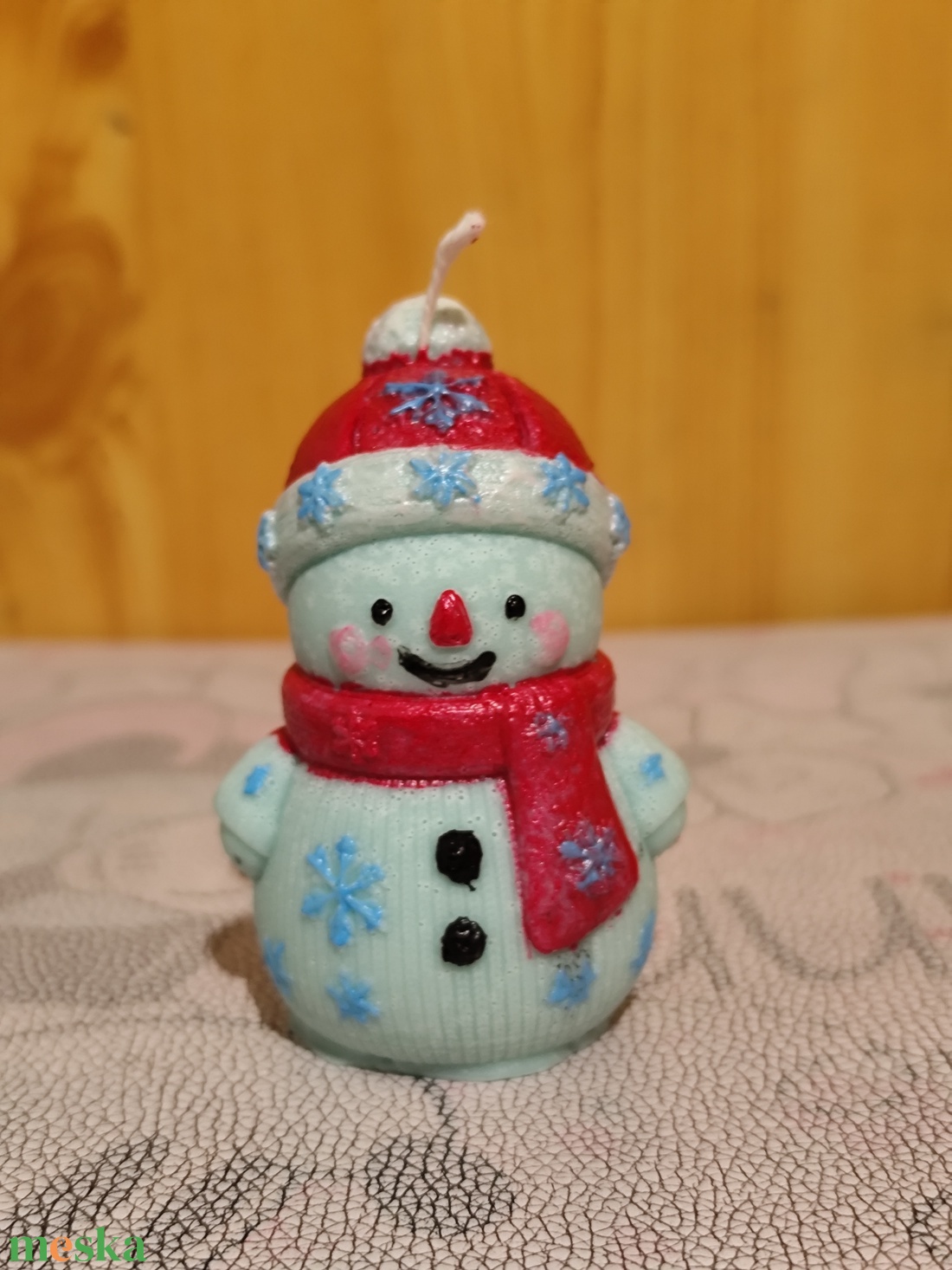 Hópihe haver  kézzel festett téli gyertya - karácsony - karácsonyi lakásdekoráció - karácsonyi illatgyertya, mécses - Meska.hu Hópihe haver  kézzel festett téli gyertya - karácsony - karácsonyi lakásdekoráció - karácsonyi illatgyertya, mécses - Meska.hu