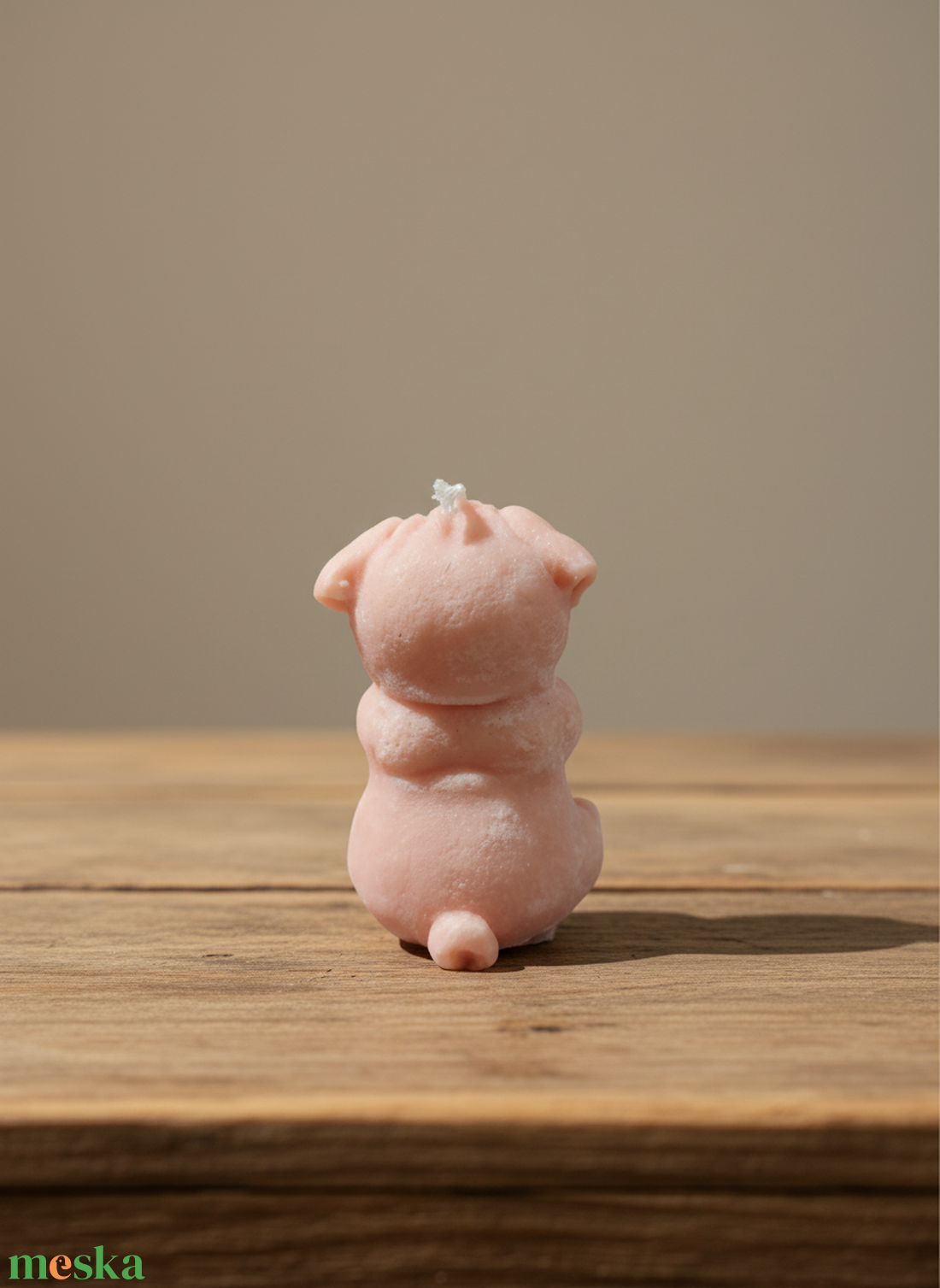 Mopsz kutya gyertya kézműves szójaviasz gyertya  - kellékek & szerszámok - dekorációs kellékek - dekorációs gyertya - Meska.hu