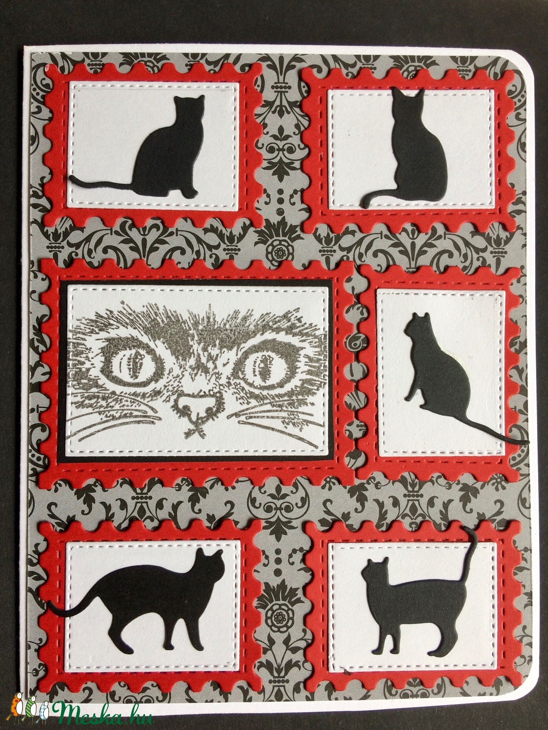 Cicás képeslap, cicabarátoknak -  - Meska.hu