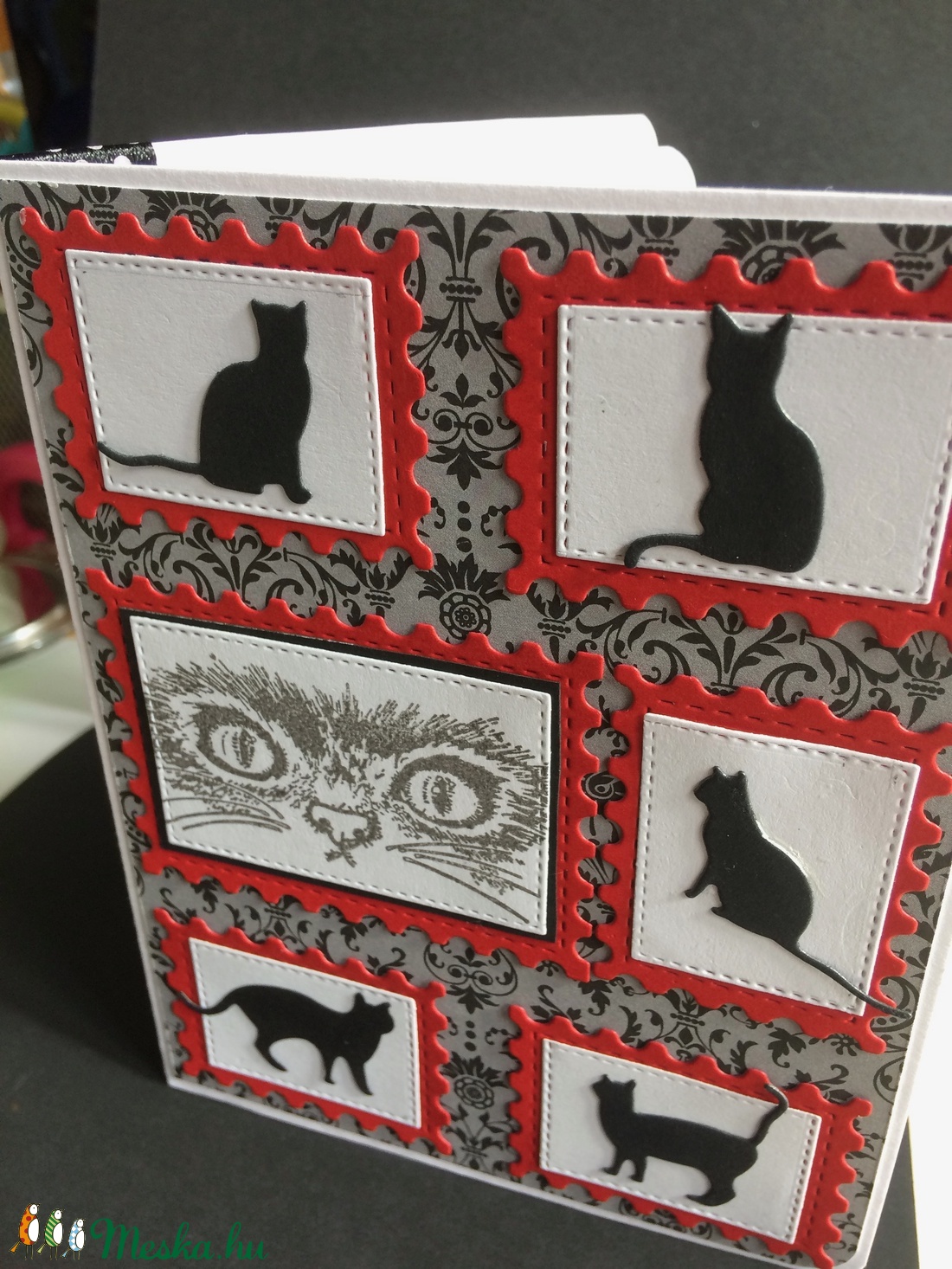 Cicás képeslap, cicabarátoknak -  - Meska.hu