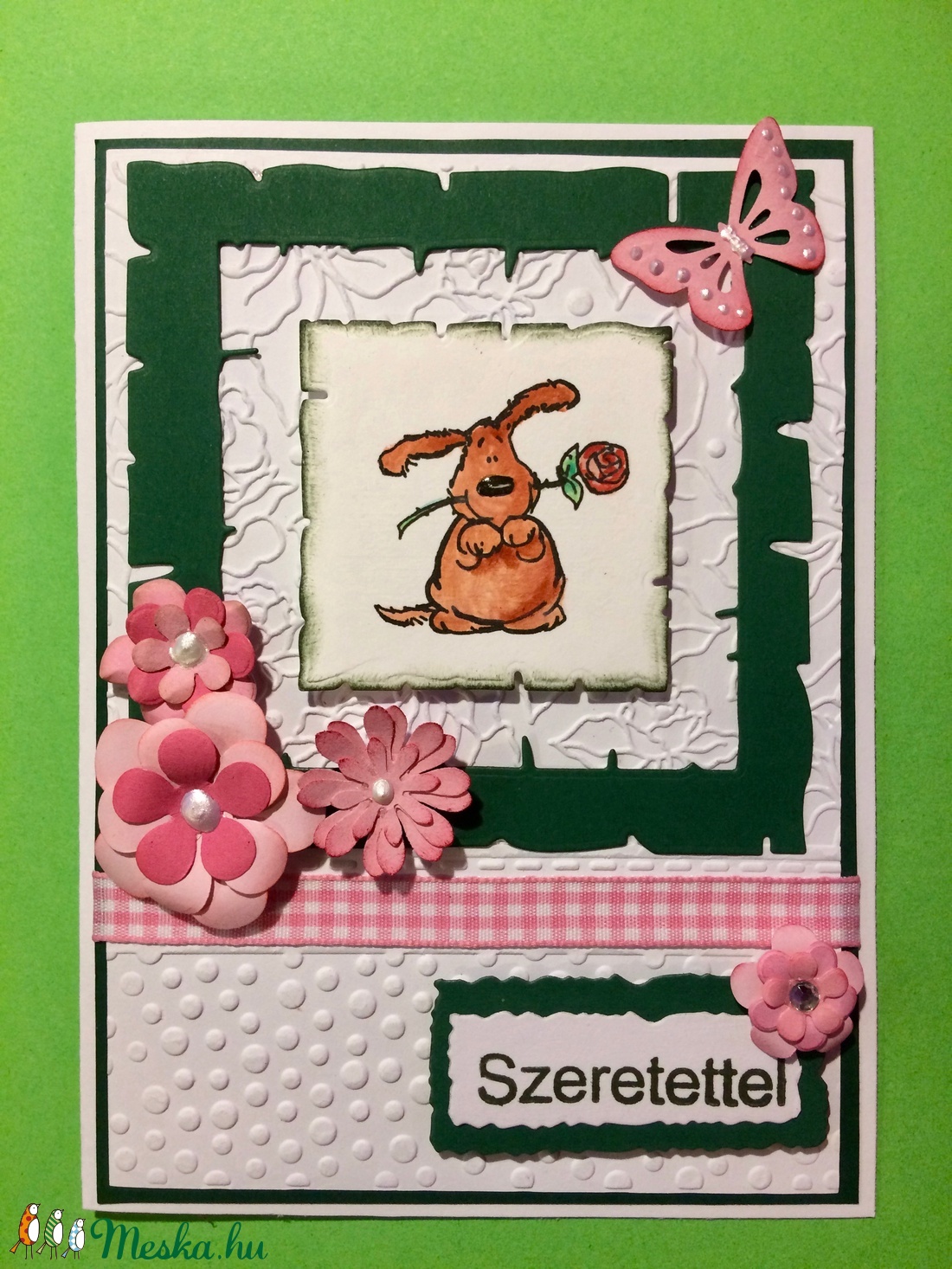 Születésnapi, névnapi kutyás képeslap - otthon & életmód - papír, írószer - Meska.hu