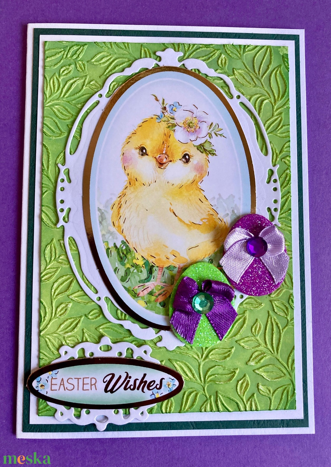 'Csibe' húsvéti képeslap - otthon & életmód - papír, írószer - Meska.hu