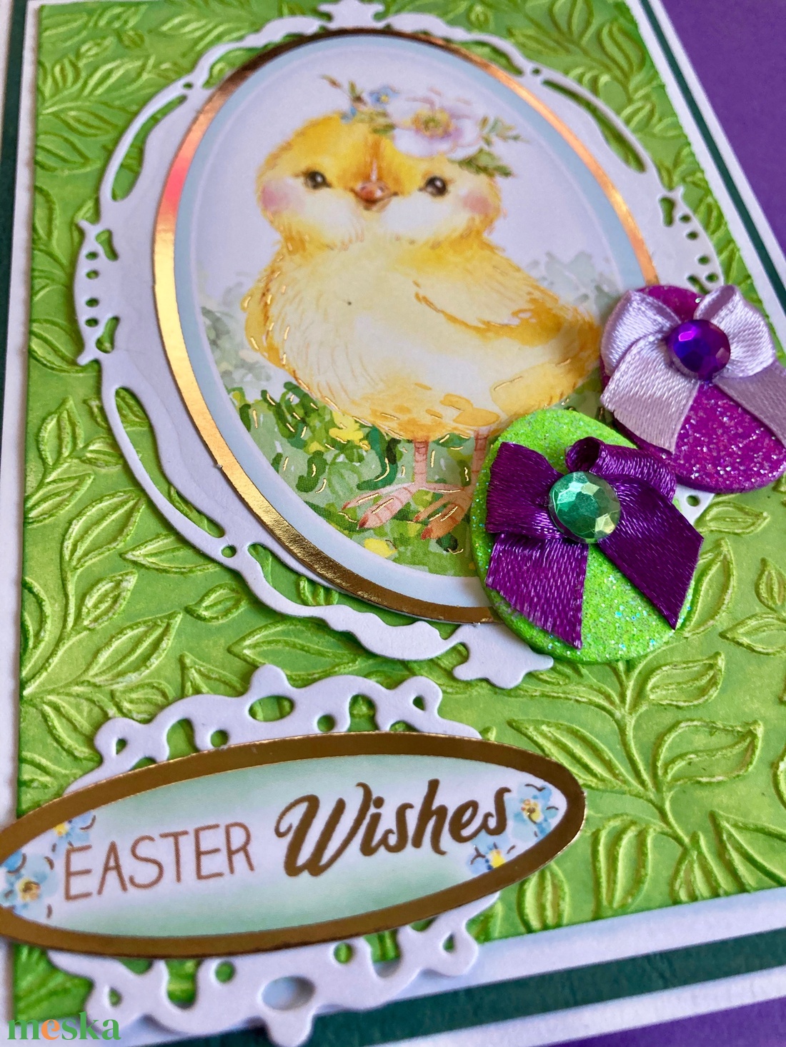 'Csibe' húsvéti képeslap - otthon & életmód - papír, írószer - Meska.hu