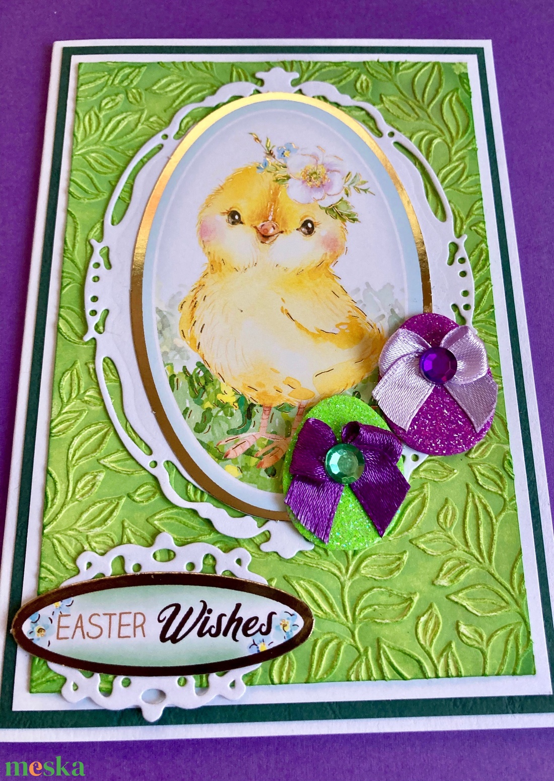 'Csibe' húsvéti képeslap - otthon & életmód - papír, írószer - Meska.hu