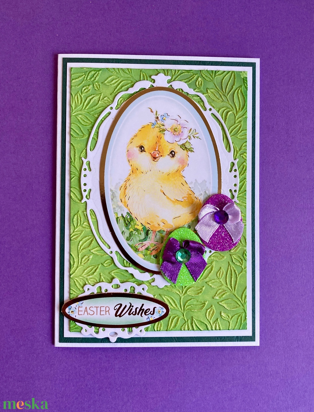 'Csibe' húsvéti képeslap - otthon & életmód - papír, írószer - Meska.hu