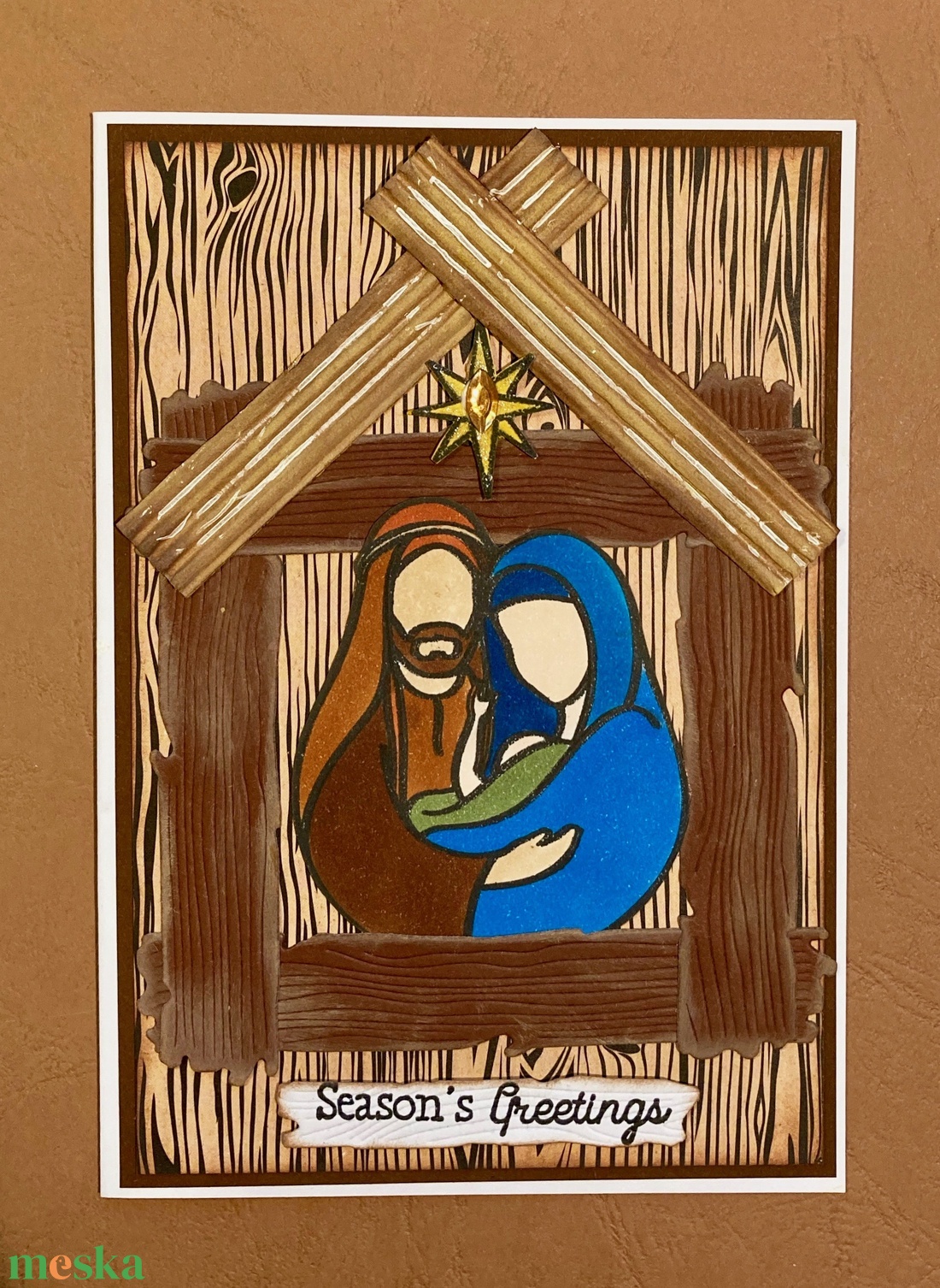 Szent Család karácsonyi képeslap, Karácsony, Advent, Krisztus, Jézus - karácsony - karácsonyi ajándékozás - karácsonyi képeslap, üdvözlőlap, ajándékkísérő - Meska.hu Szent Család karácsonyi képeslap, Karácsony, Advent, Krisztus, Jézus - karácsony - karácsonyi ajándékozás - karácsonyi képeslap, üdvözlőlap, ajándékkísérő - Meska.hu
