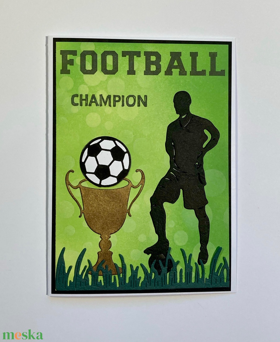 Foci bajnok képeslap, ajándékkísérő, foci, futball, labda, football, champion, kupa, serleg, trófea, bajnokság - otthon & életmód - papír, írószer - Meska.hu Foci bajnok képeslap, ajándékkísérő, foci, futball, labda, football, champion, kupa, serleg, trófea, bajnokság - otthon & életmód - papír, írószer - Meska.hu