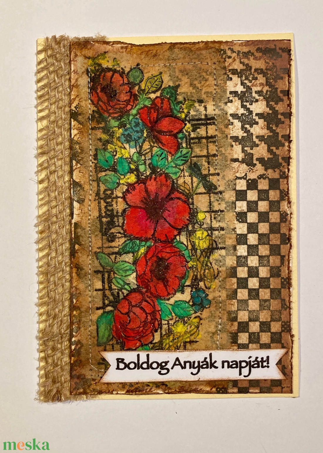 Pipacsok teafilter képeslap - otthon & életmód - papír, írószer - Meska.hu Pipacsok teafilter képeslap - otthon & életmód - papír, írószer - Meska.hu