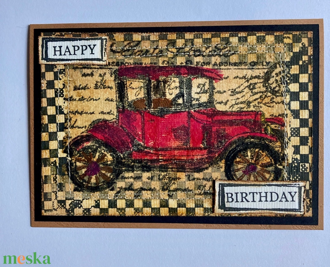 utós születésnapi, névnapi képeslap, old timer - otthon & lakás - papír írószer - képeslap & levélpapír - Meska.hu utós születésnapi, névnapi képeslap, old timer - otthon & lakás - papír írószer - képeslap & levélpapír - Meska.hu