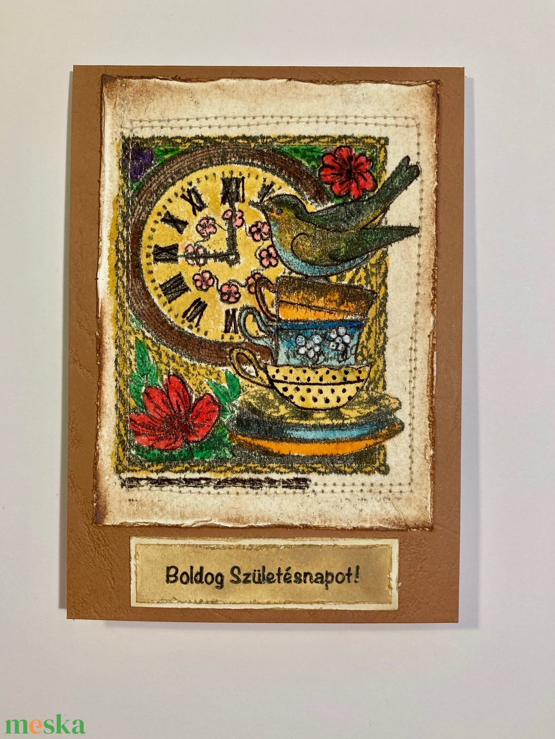 Születésnapi, anyák napi, névnapi képeslap - otthon & életmód - papír, írószer - Meska.hu