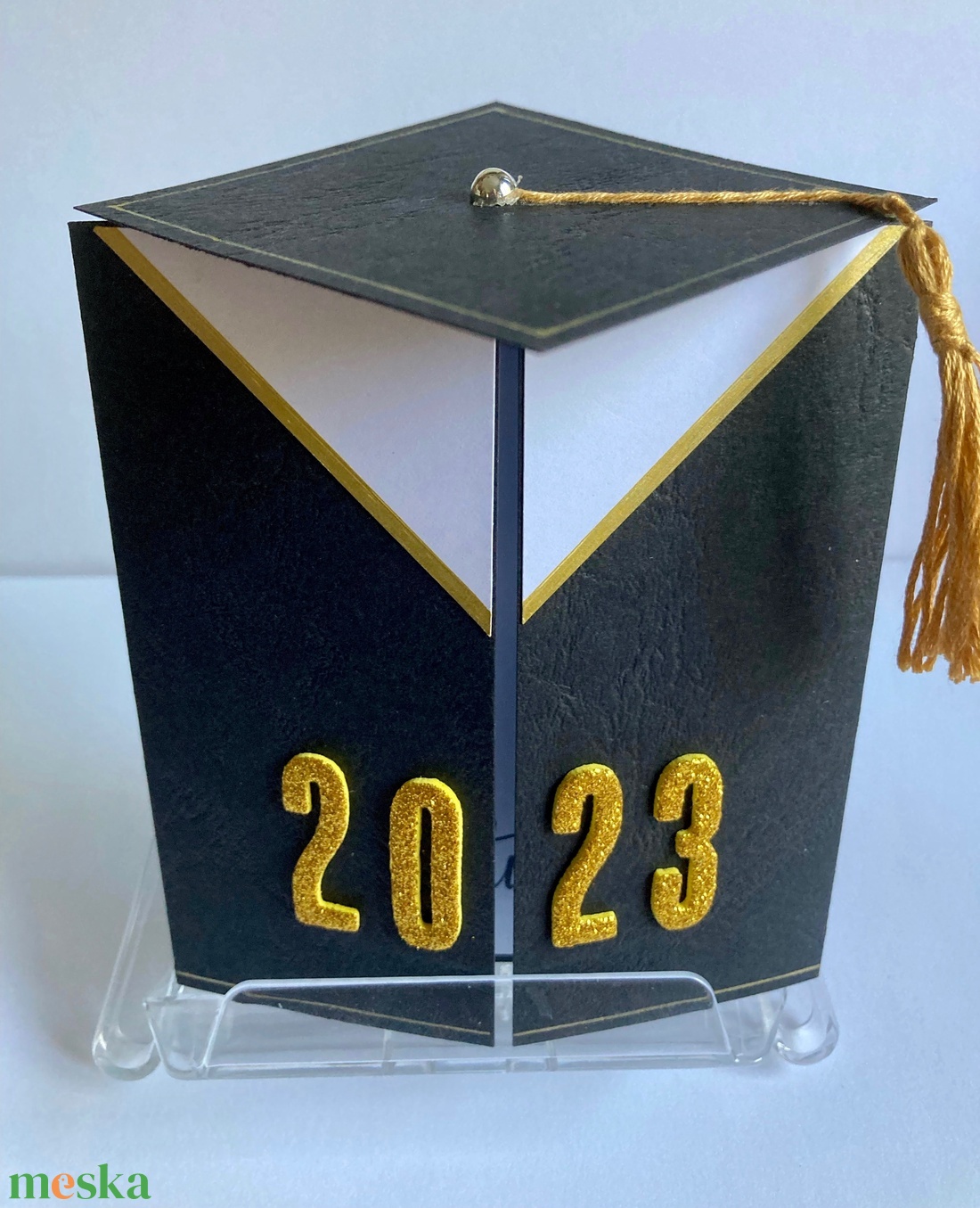 Ballagási kalap képeslap, diplomaosztó, diploma, ballagás - otthon & életmód - papír, írószer - ajándékozás kellékei - képeslap, üdvözlőlap - Meska.hu
