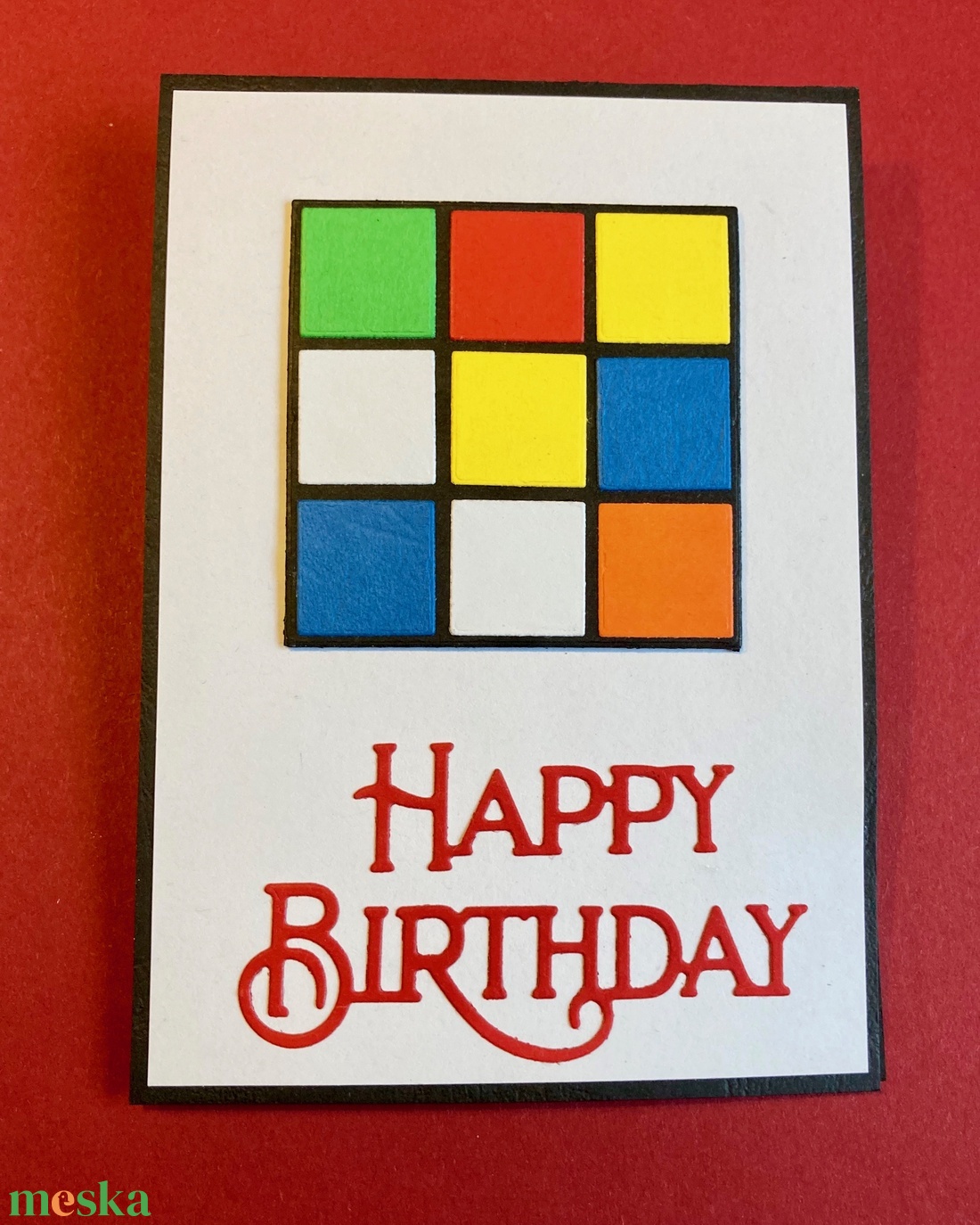 Rubik kocka születésnapi képeslap, bűvös kocka - otthon & életmód - papír, írószer - ajándékozás kellékei - képeslap, üdvözlőlap - Meska.hu Rubik kocka születésnapi képeslap, bűvös kocka - otthon & életmód - papír, írószer - ajándékozás kellékei - képeslap, üdvözlőlap - Meska.hu