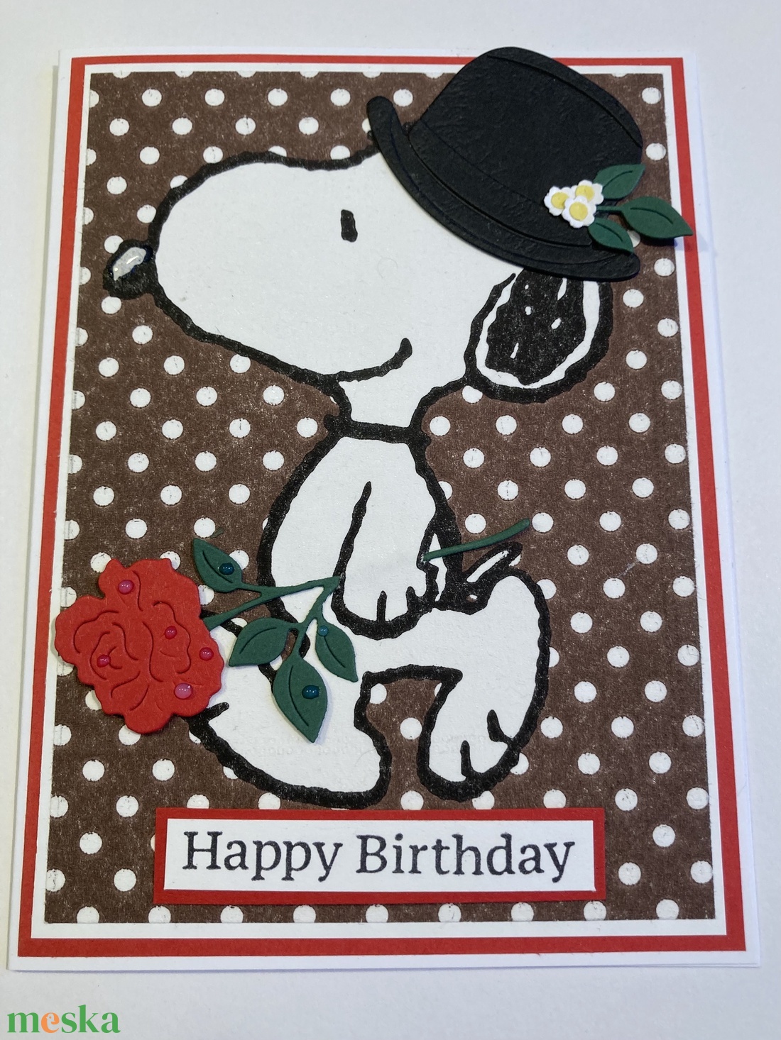 Snoopy képeslap - otthon & életmód - papír, írószer - Meska.hu Snoopy képeslap - otthon & életmód - papír, írószer - Meska.hu