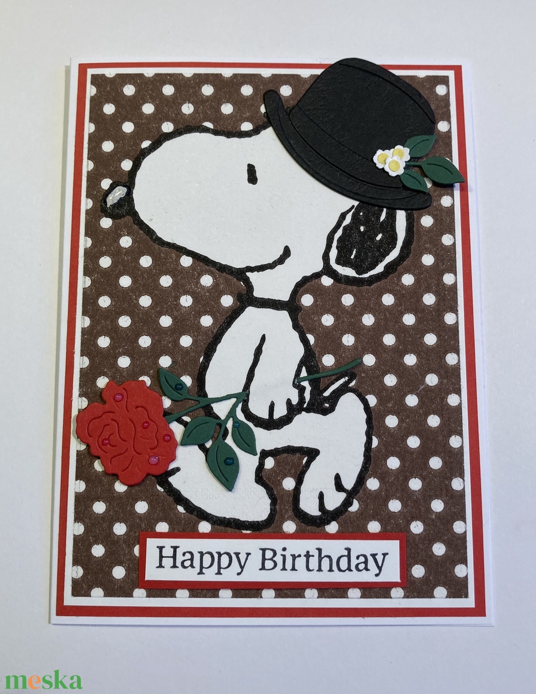 Snoopy képeslap - otthon & életmód - papír, írószer - Meska.hu Snoopy képeslap - otthon & életmód - papír, írószer - Meska.hu