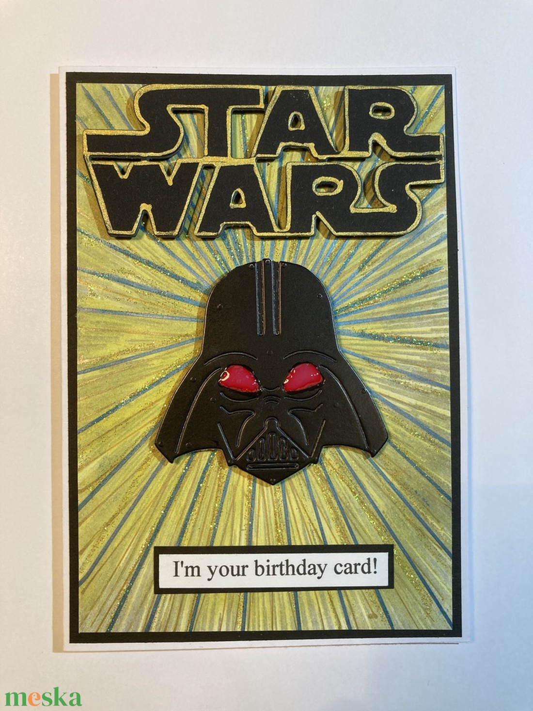 Star Wars születésnapi képeslap  - otthon & életmód - papír, írószer - ajándékozás kellékei - képeslap, üdvözlőlap - Meska.hu
