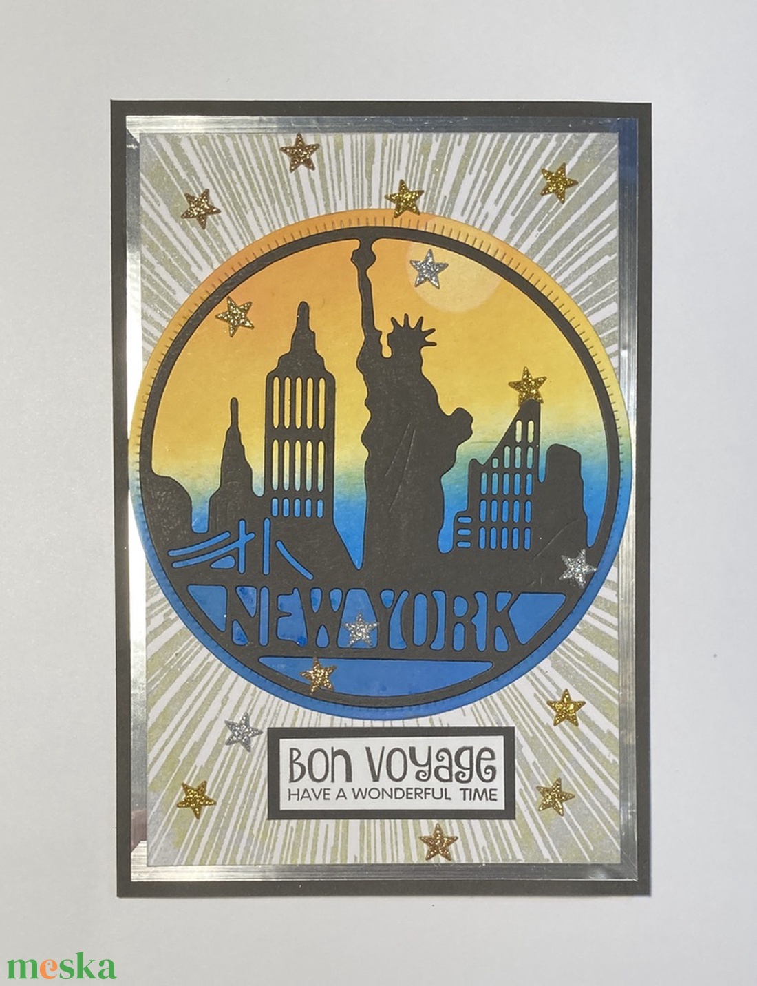 New York képeslap - otthon & életmód - papír, írószer - ajándékozás kellékei - képeslap, üdvözlőlap - Meska.hu