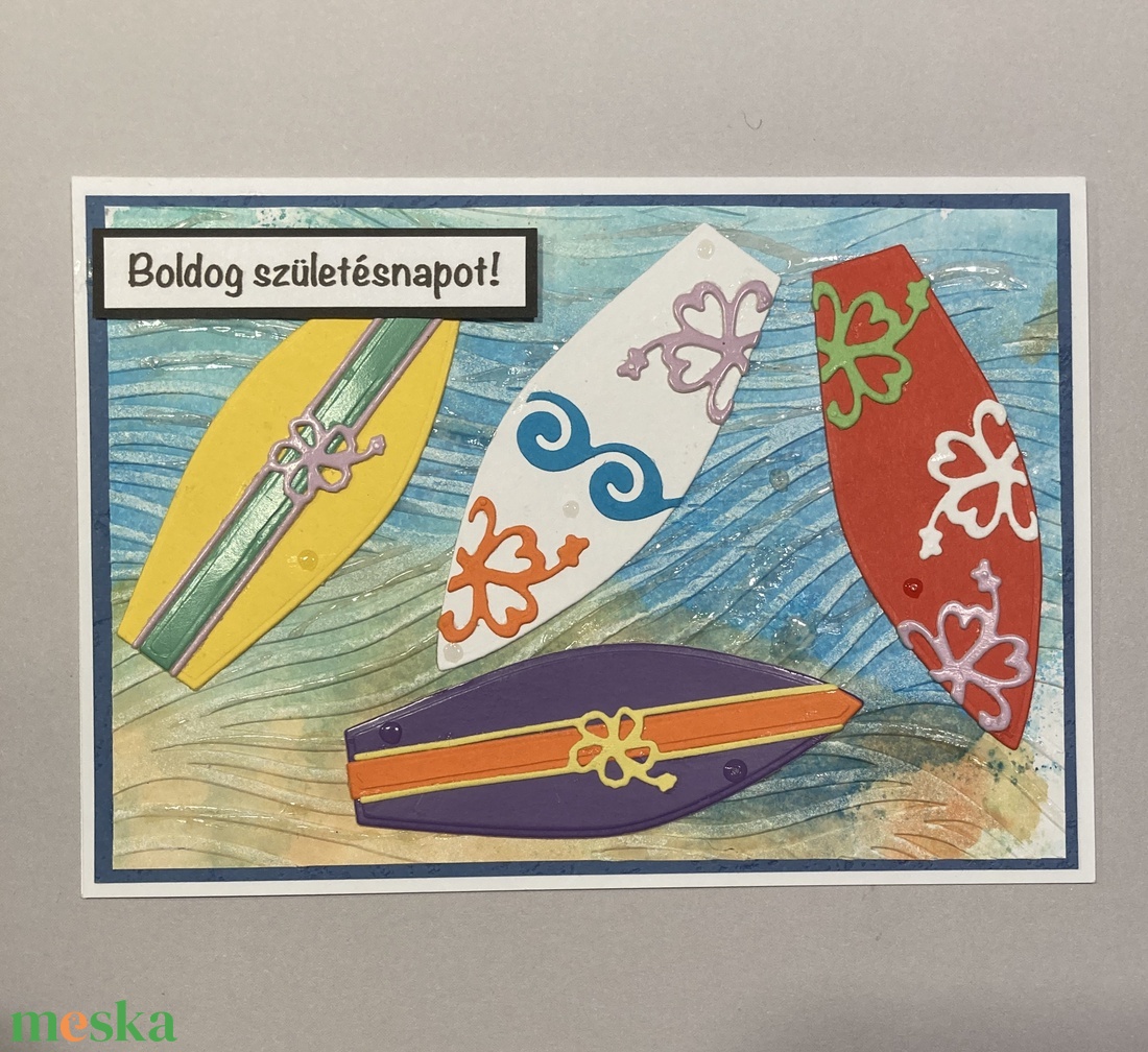 Szörfös üdvözlet, képeslap, nyár, nyaralás, tengerpart - otthon & életmód - papír, írószer - ajándékozás kellékei - képeslap, üdvözlőlap - Meska.hu Szörfös üdvözlet, képeslap, nyár, nyaralás, tengerpart - otthon & életmód - papír, írószer - ajándékozás kellékei - képeslap, üdvözlőlap - Meska.hu