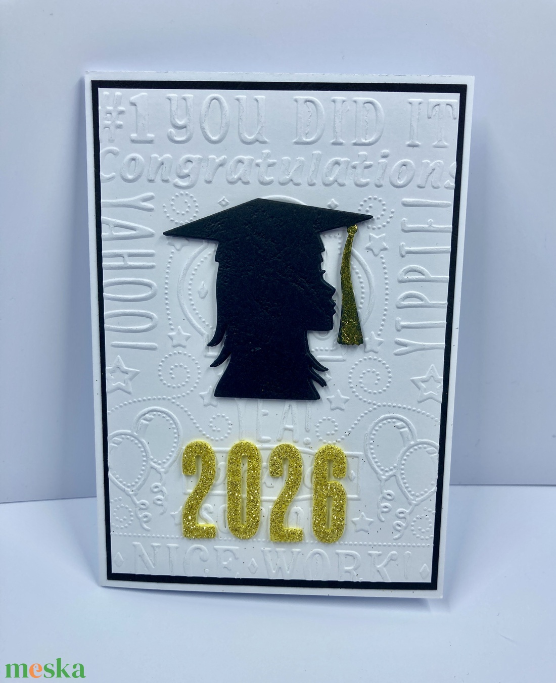 Diplomaosztó, ballagás, végzős  üdvözlőlap, pénzátadó, képeslap - otthon & életmód - papír, írószer - ajándékozás kellékei - képeslap, üdvözlőlap - Meska.hu