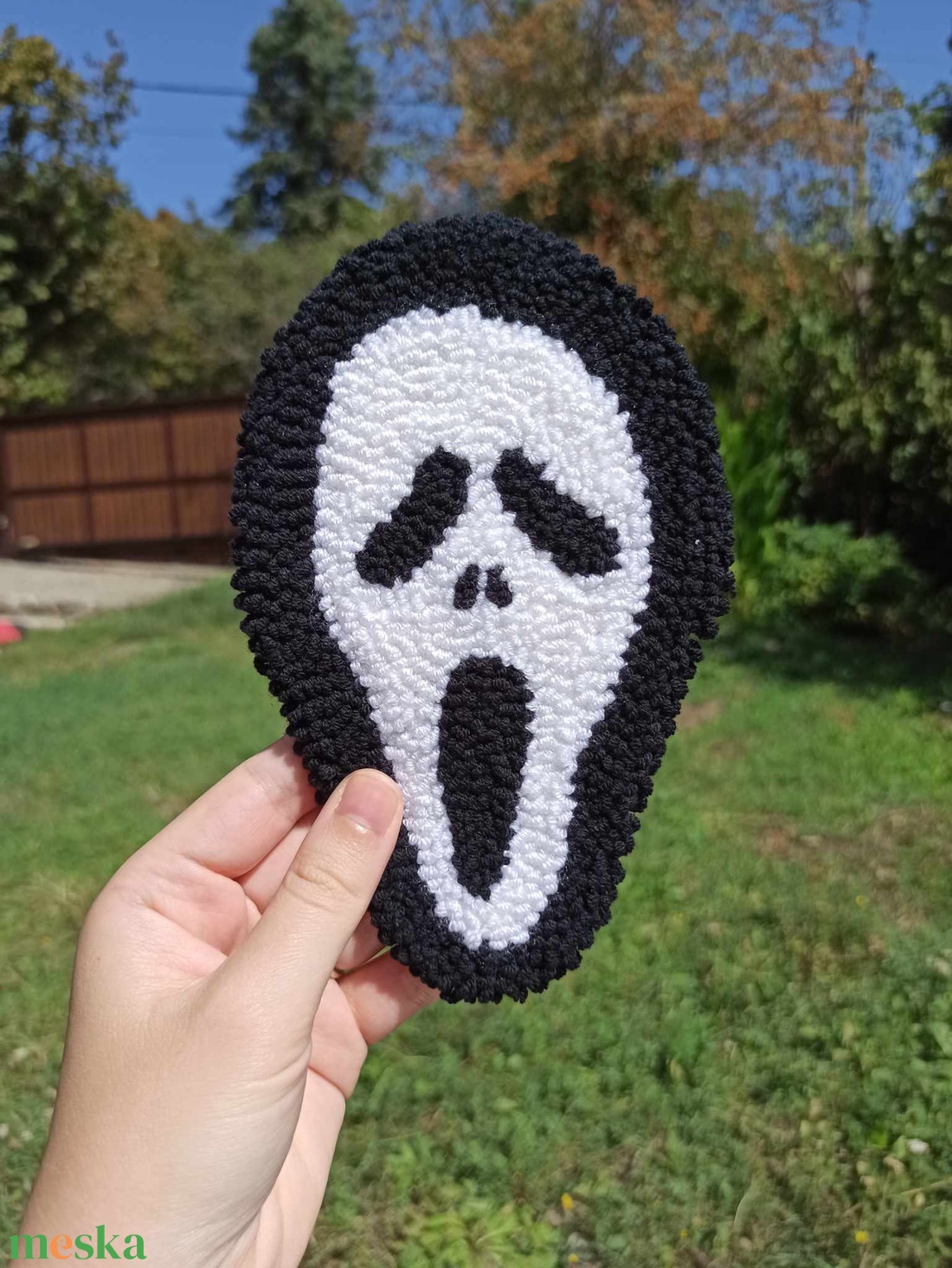 Sikoly poháralátét halloween - otthon & életmód - konyhafelszerelés, tálalás - tálalás - tányér- és poháralátét - Meska.hu Sikoly poháralátét halloween - otthon & életmód - konyhafelszerelés, tálalás - tálalás - tányér- és poháralátét - Meska.hu
