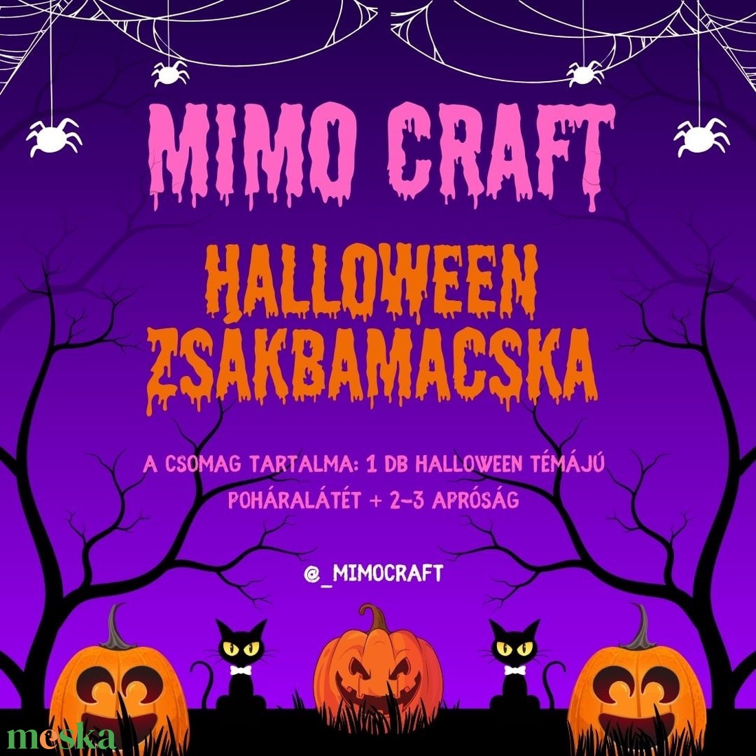 Halloween zsákbamacska csomag - otthon & életmód - konyhafelszerelés, tálalás - tálalás - tányér- és poháralátét - Meska.hu Halloween zsákbamacska csomag - otthon & életmód - konyhafelszerelés, tálalás - tálalás - tányér- és poháralátét - Meska.hu