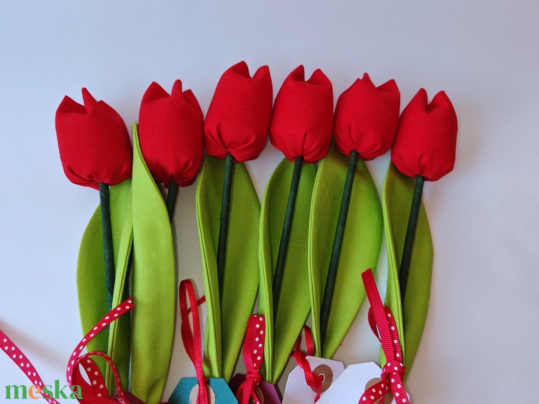 Varrott tulipán - otthon & életmód - dekoráció - virágdísz és tartó - csokor & virágdísz - Meska.hu