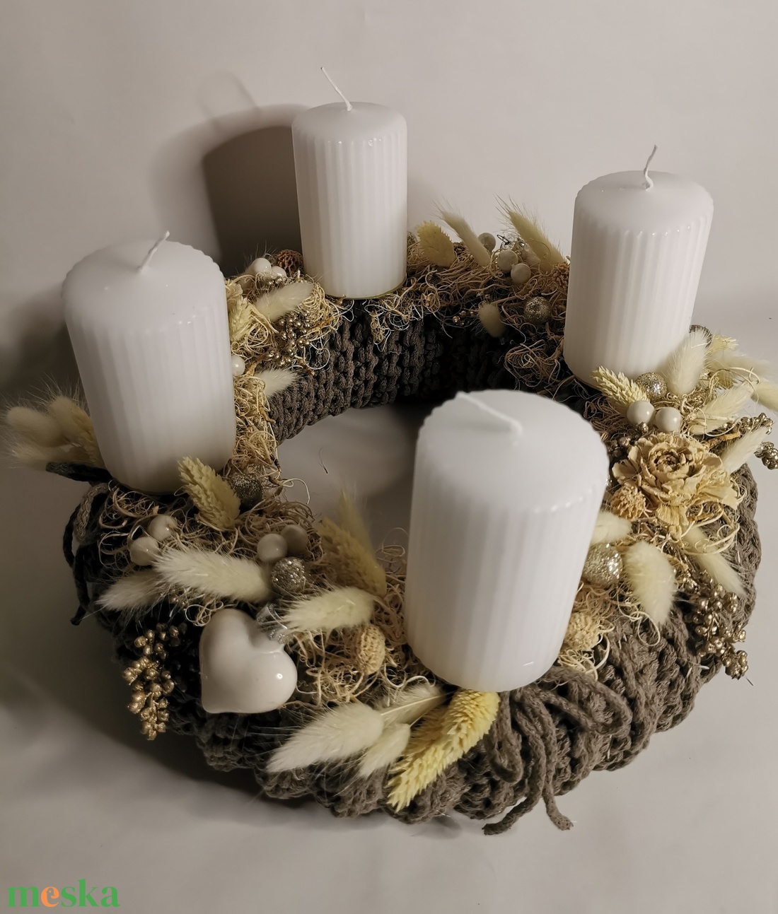 Adventi koszorú - karácsony - adventi díszek - adventi koszorú - Meska.hu
