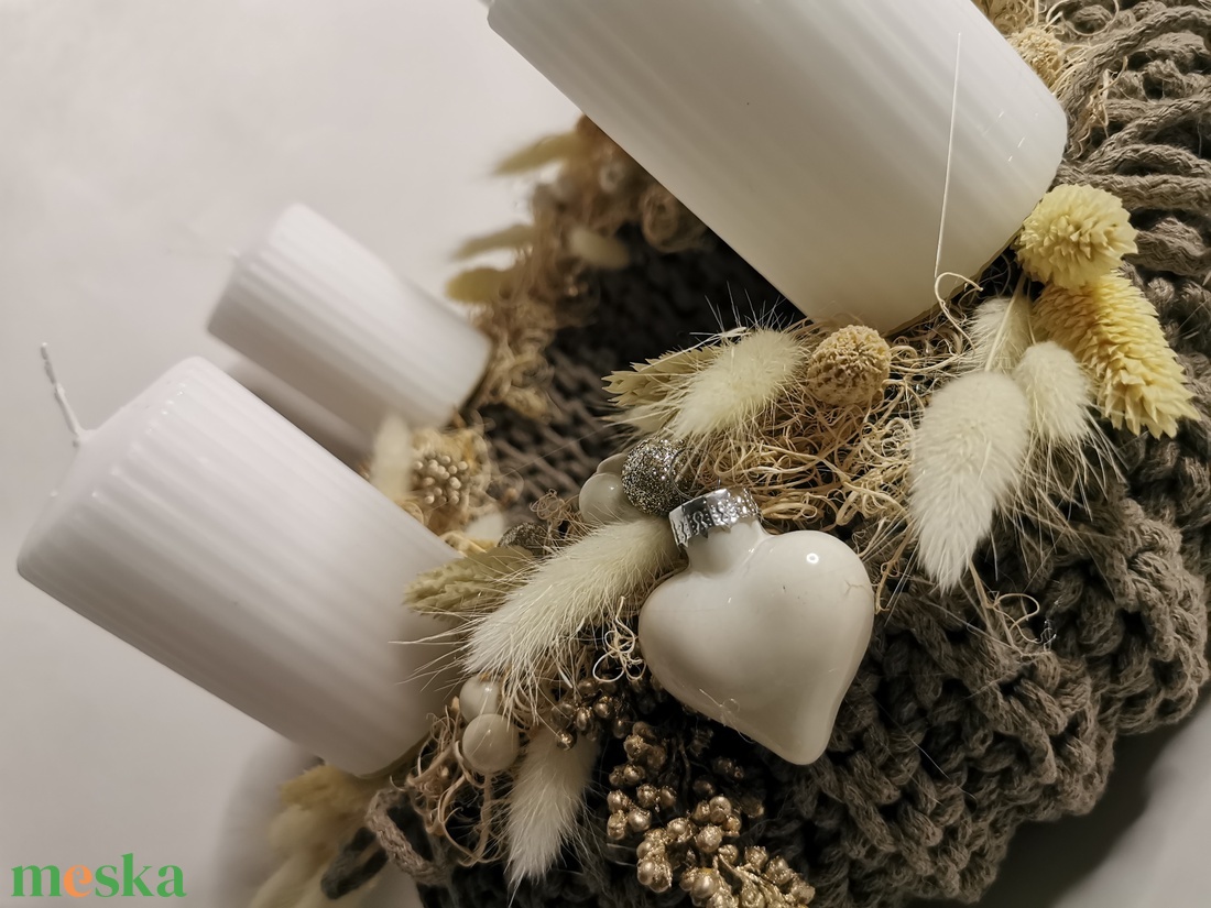 Adventi koszorú - karácsony - adventi díszek - adventi koszorú - Meska.hu