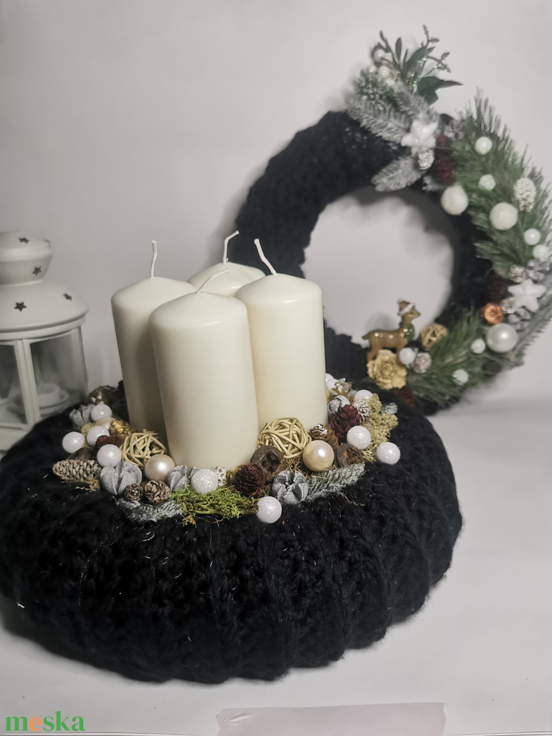 Adventi koszorú - karácsony - adventi díszek - adventi koszorú - Meska.hu